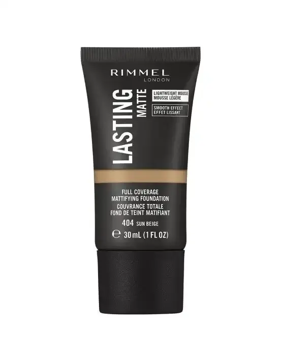 Rimmel Lasting Matte Finish Foundation 404 Sun Beige