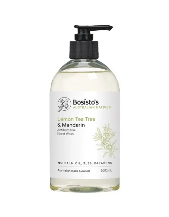 Bosisto's Lemon Tea Tree & Mandarin Hand Wash 500mL