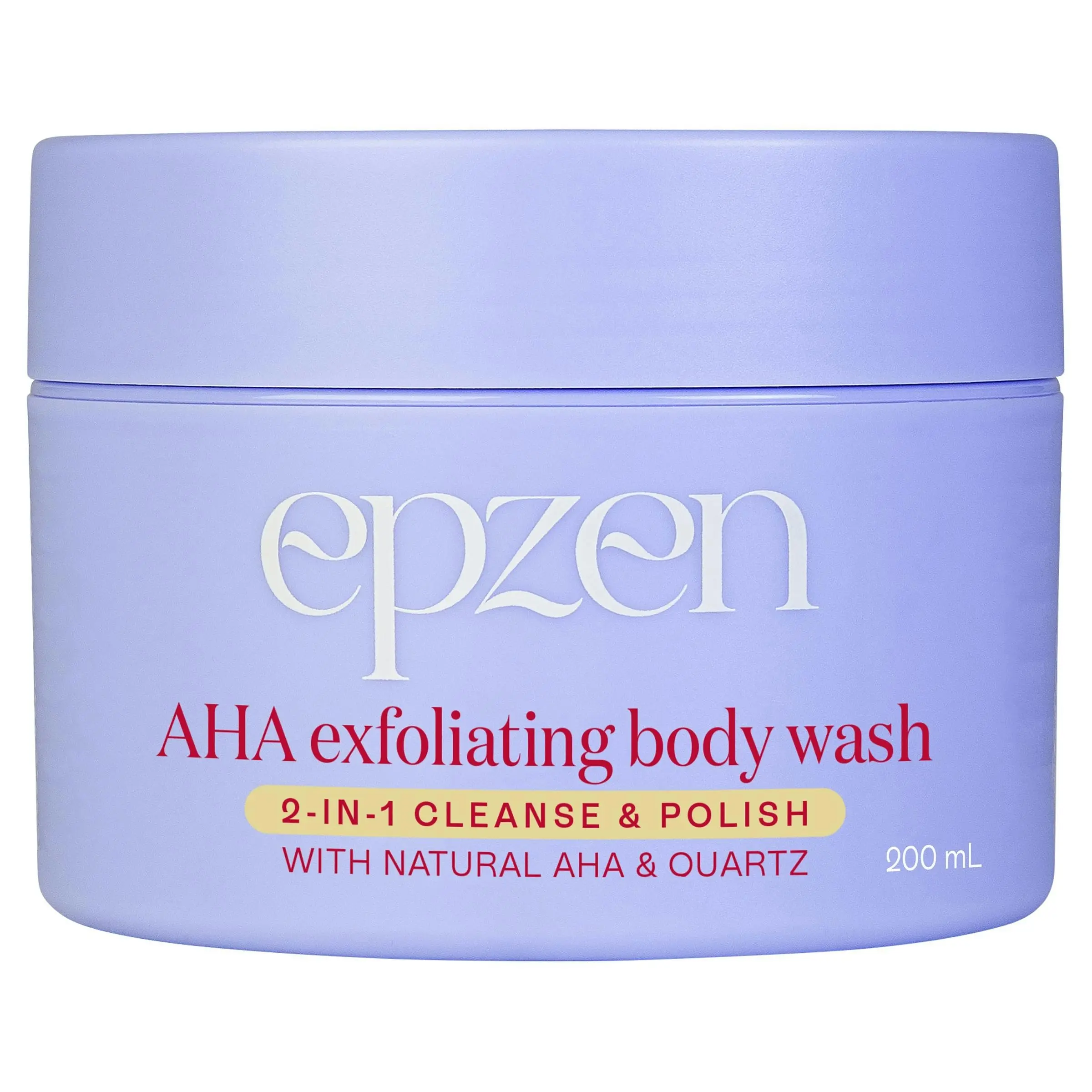 EpZen AHA Exfoliating Wash With Natural AHA & Quartz 200ml