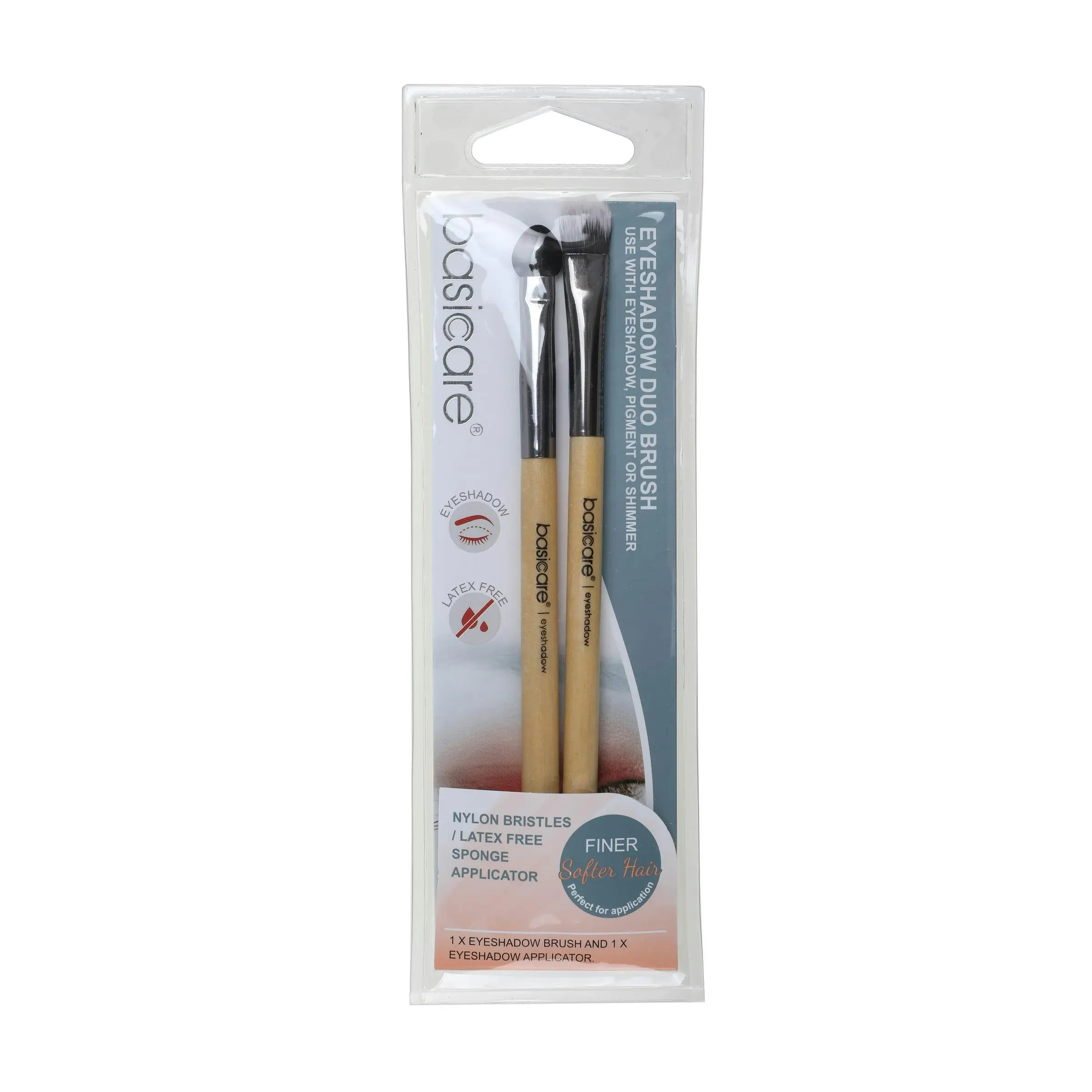 Basicare Eyeshadow Brush Duo Set