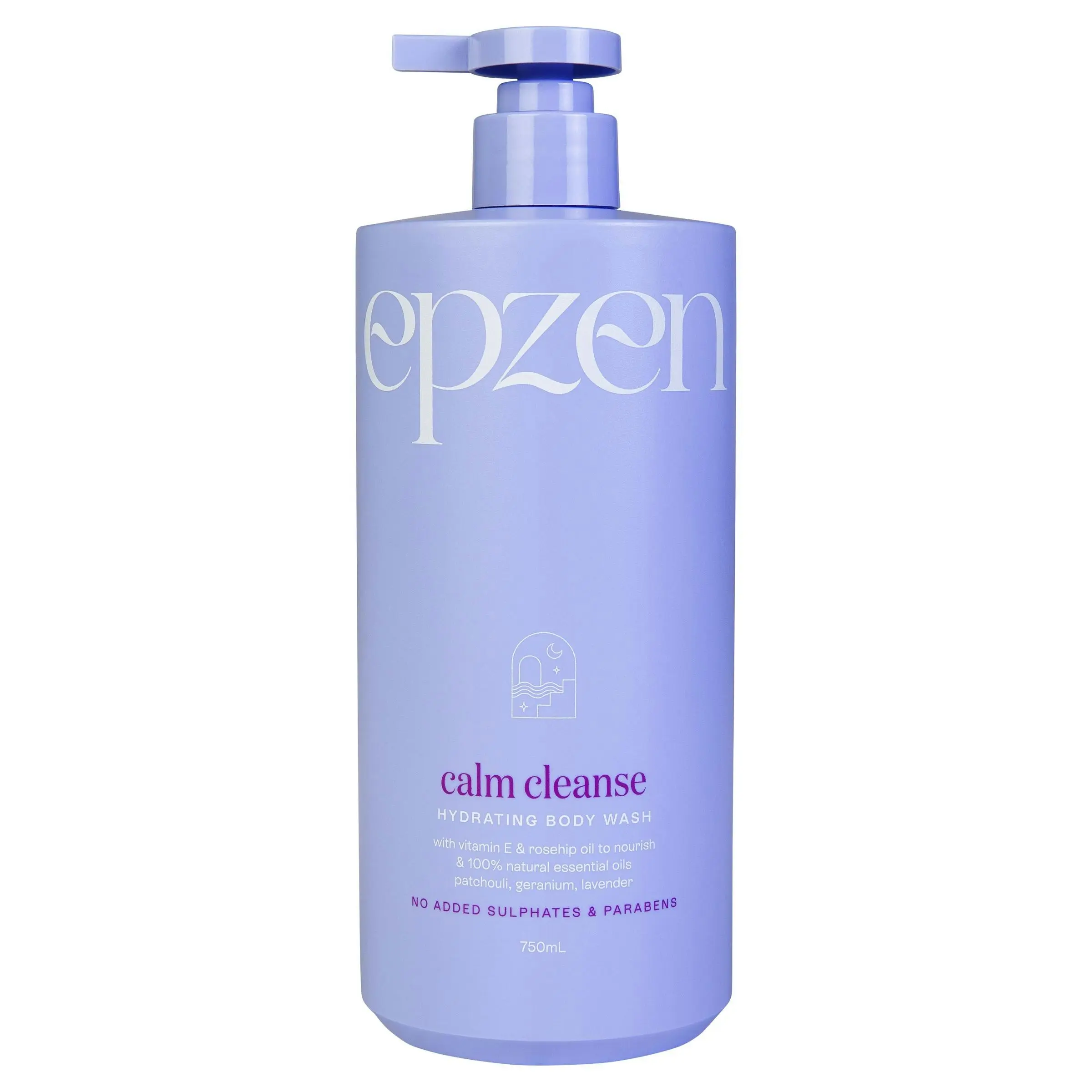 EpZen Calm Cleanse Hydrating Body Wash 750ml