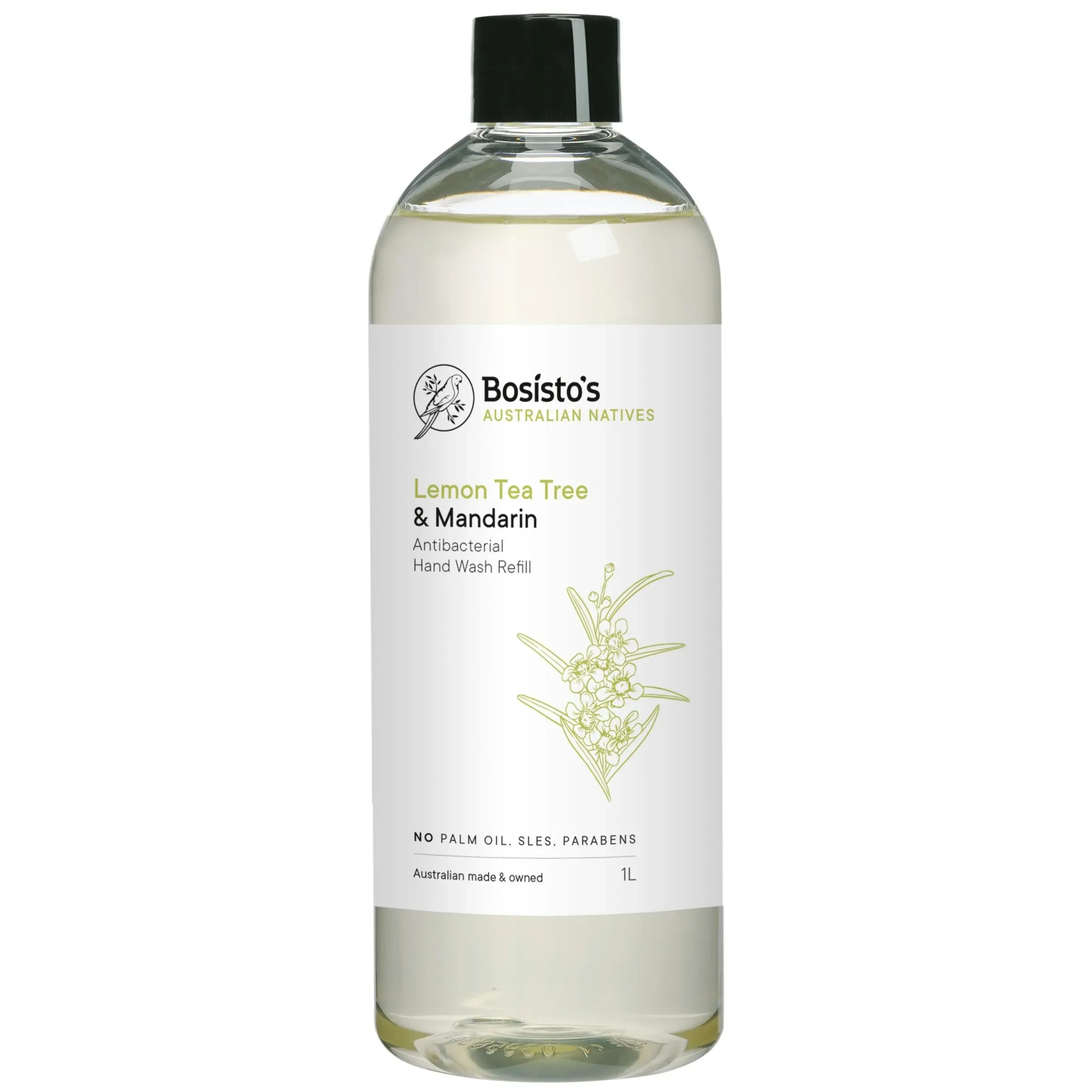 Bosisto's Lemon Tea Tree & Mandarin Hand Wash Refill 1L