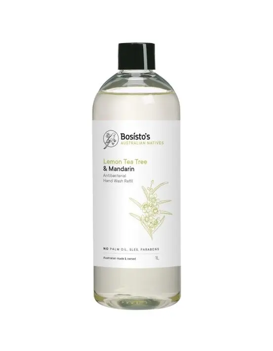 Bosisto's Lemon Tea Tree & Mandarin Hand Wash Refill 1L