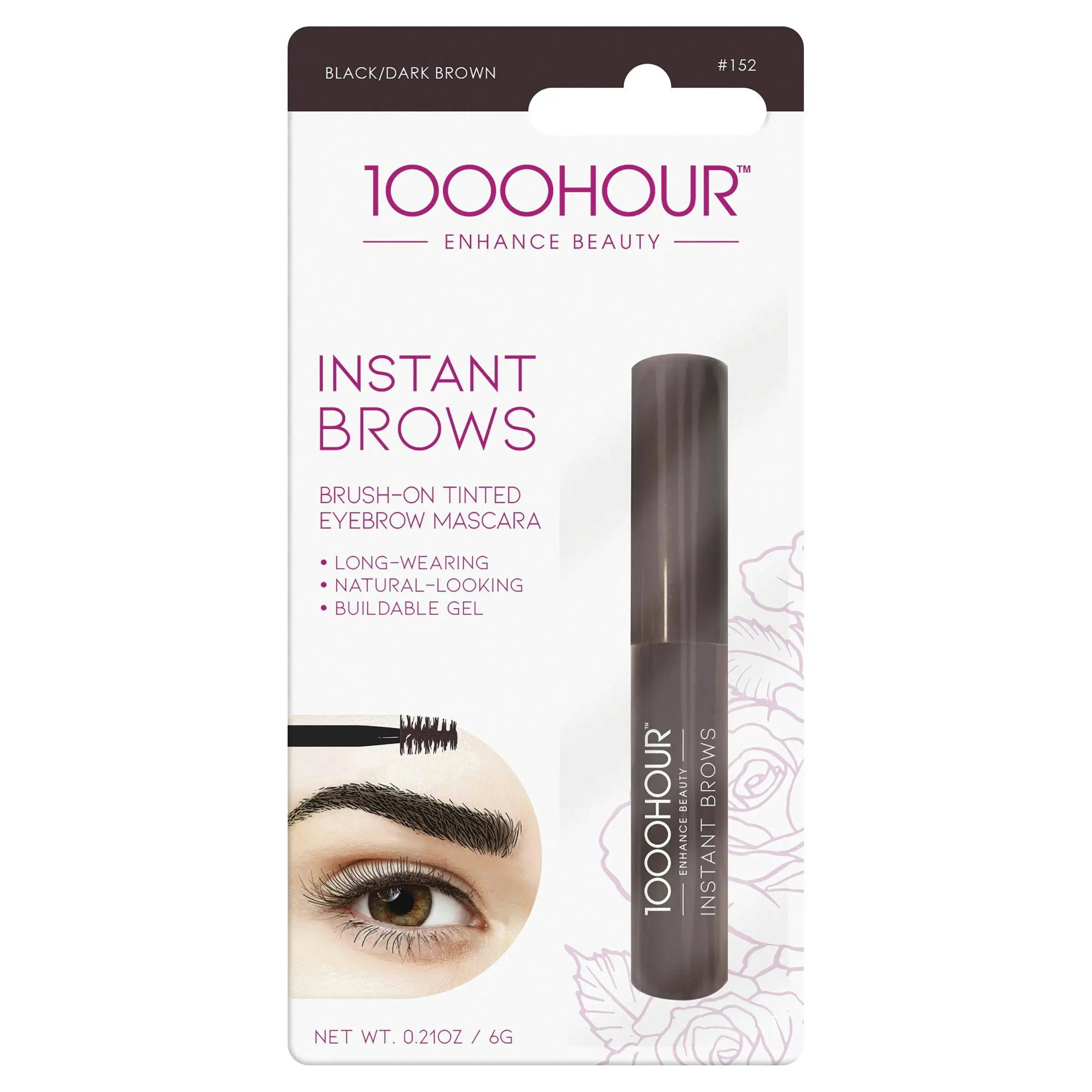 1000 Hour Instant Brows Mascara Black/Dark Brown