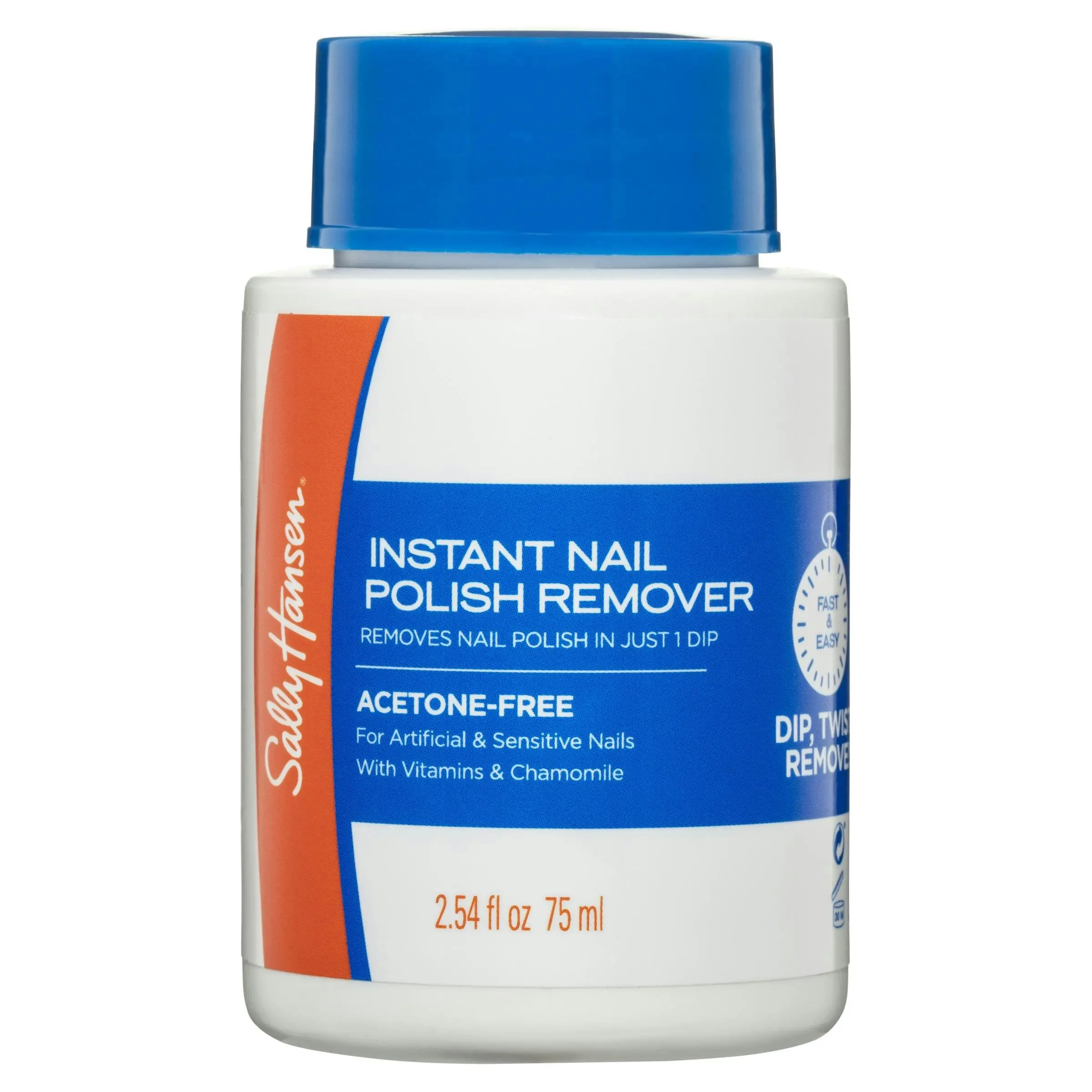 Sally Hansen Instant Nail Polish Remover Pot Acetone Free 75ml