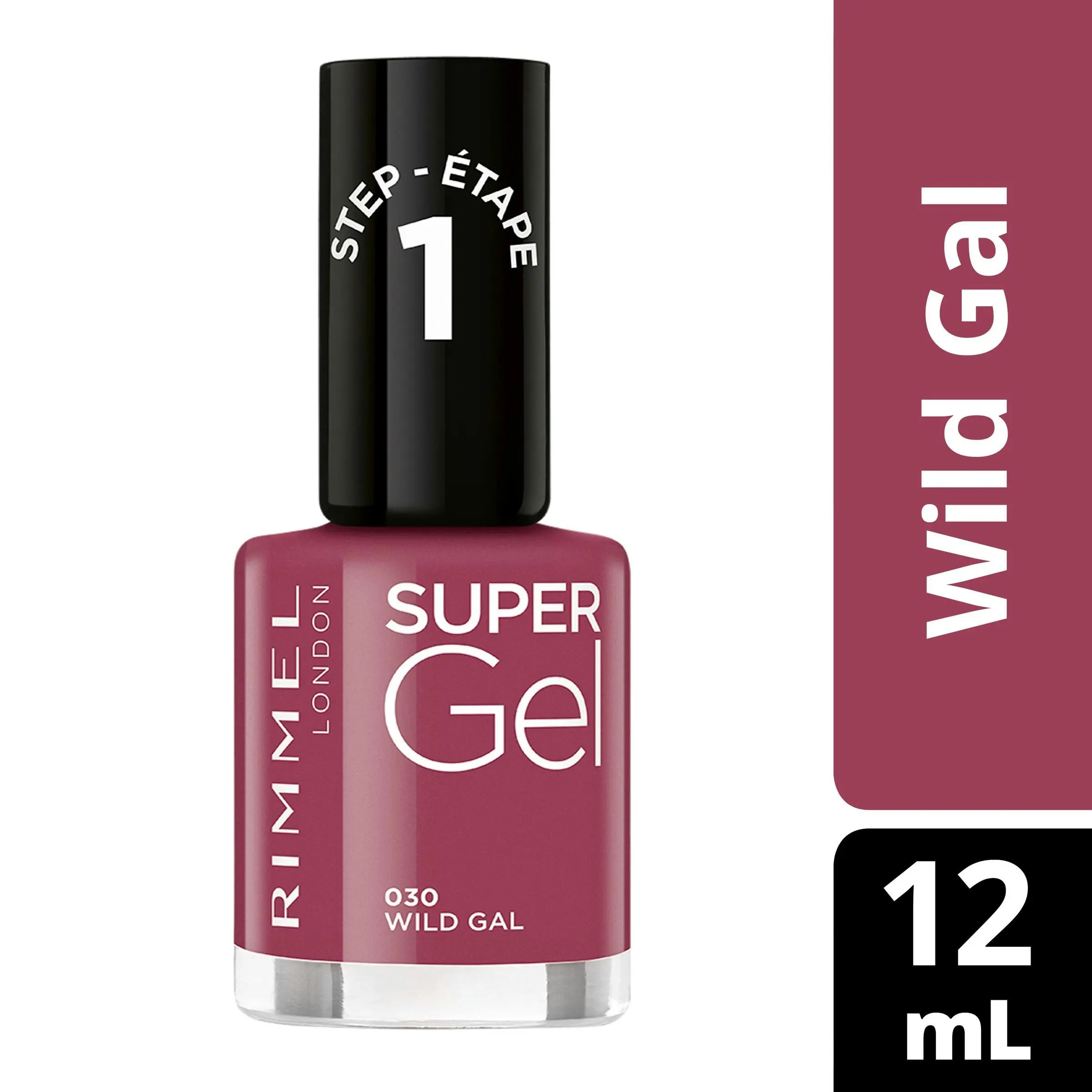 Rimmel Super Gel Nail Polish 030 Wild Gal