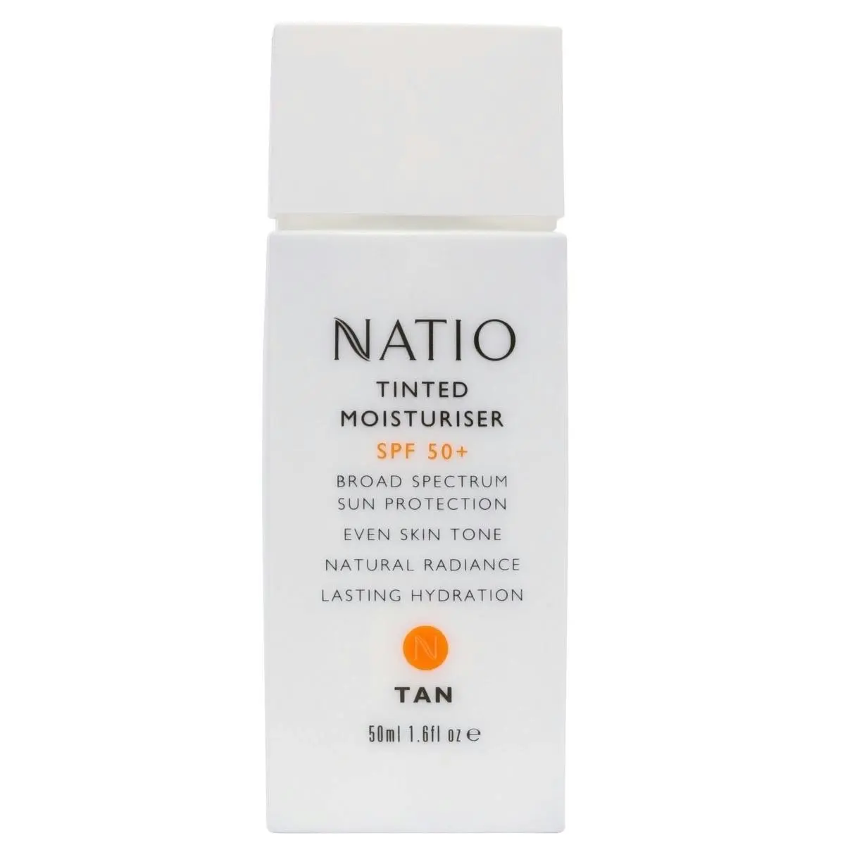 Natio Tinted Moisturiser Tan SPF50+ 50ml