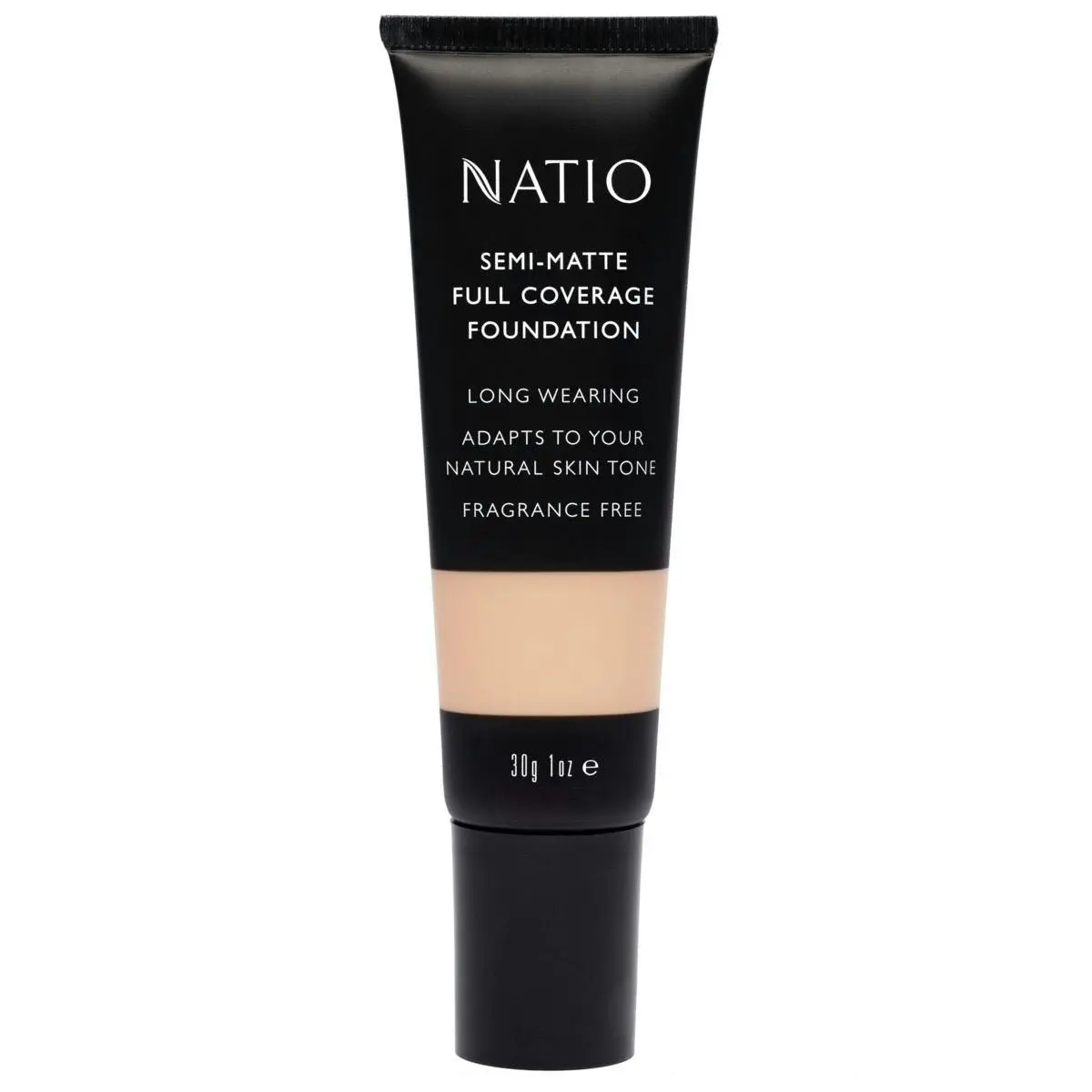 Natio Semi-Matte Full Coverage Foundation Vanilla