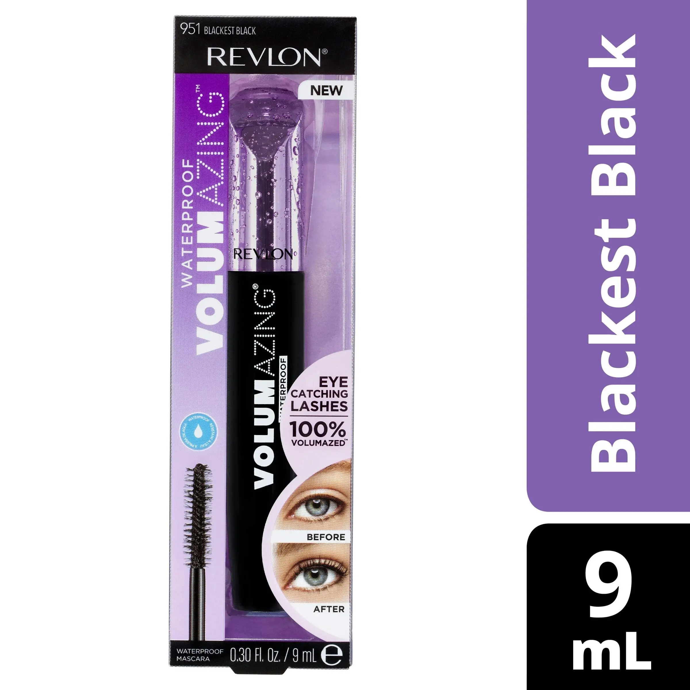 Revlon Mascara Volumazing Blackest Black Waterproof