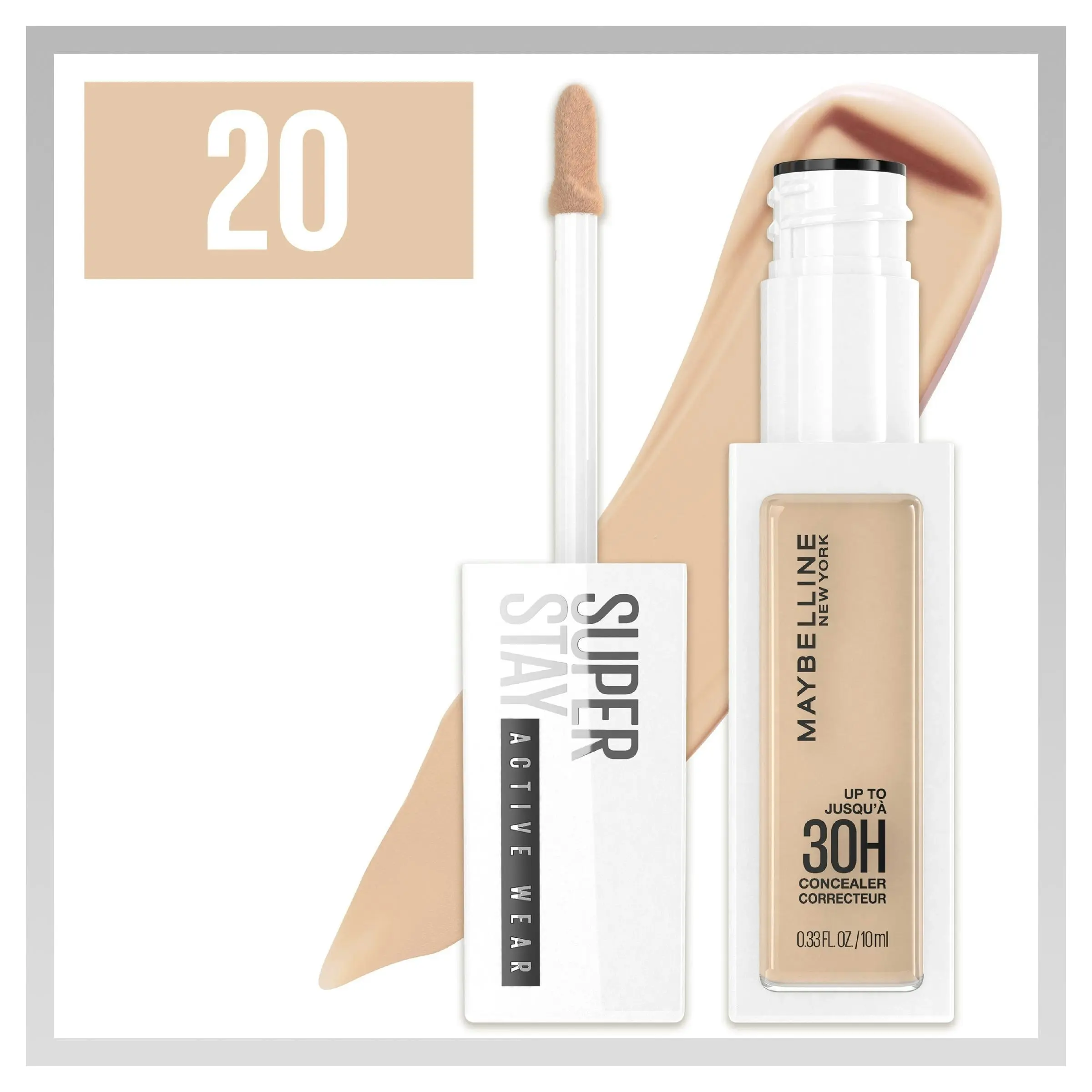 Maybelline Superstay Active Wear Concealer 20 Sand