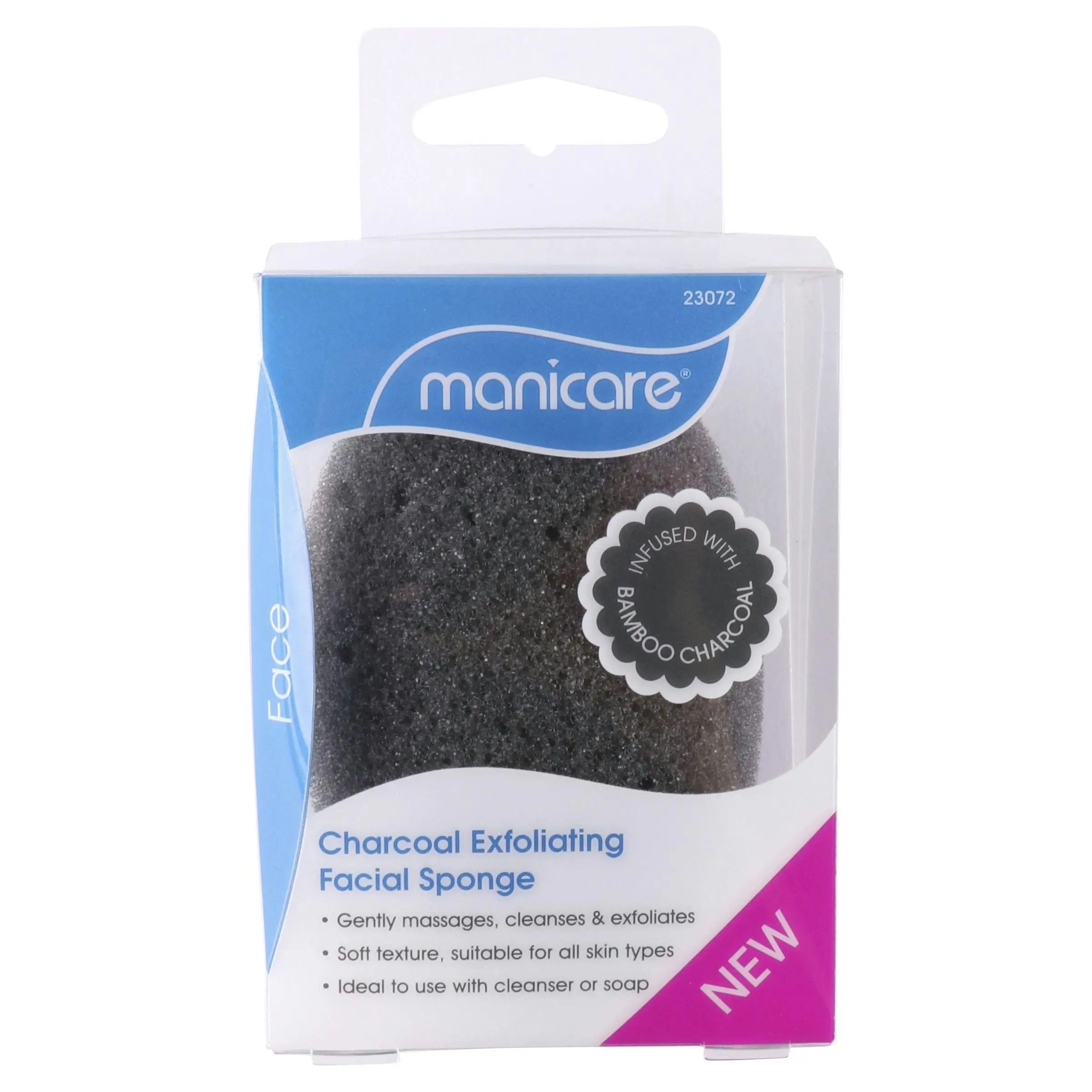 Manicare Charcoal Detox Exfoliating Sponge