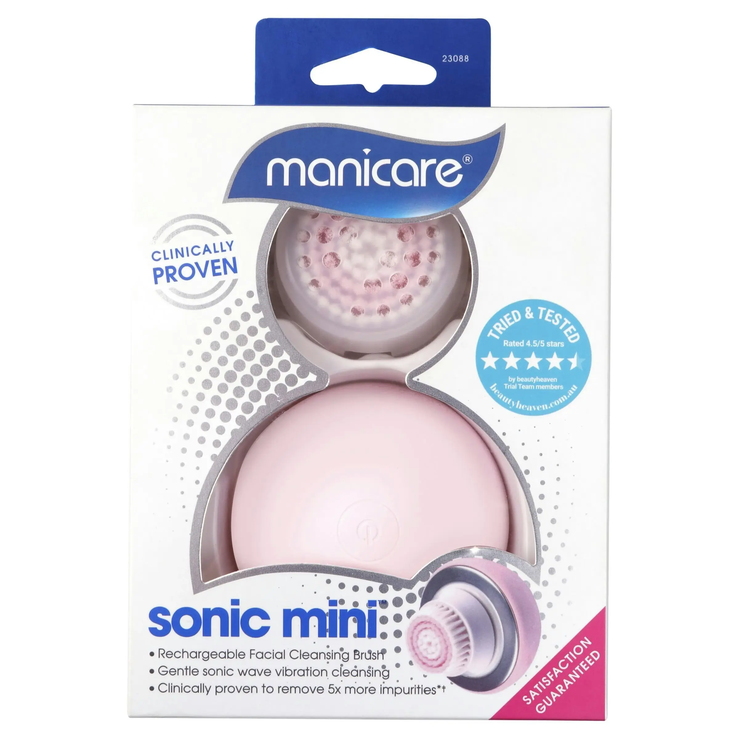 Manicare Sonic Mini Rechargeable Facial Cleansing Brush