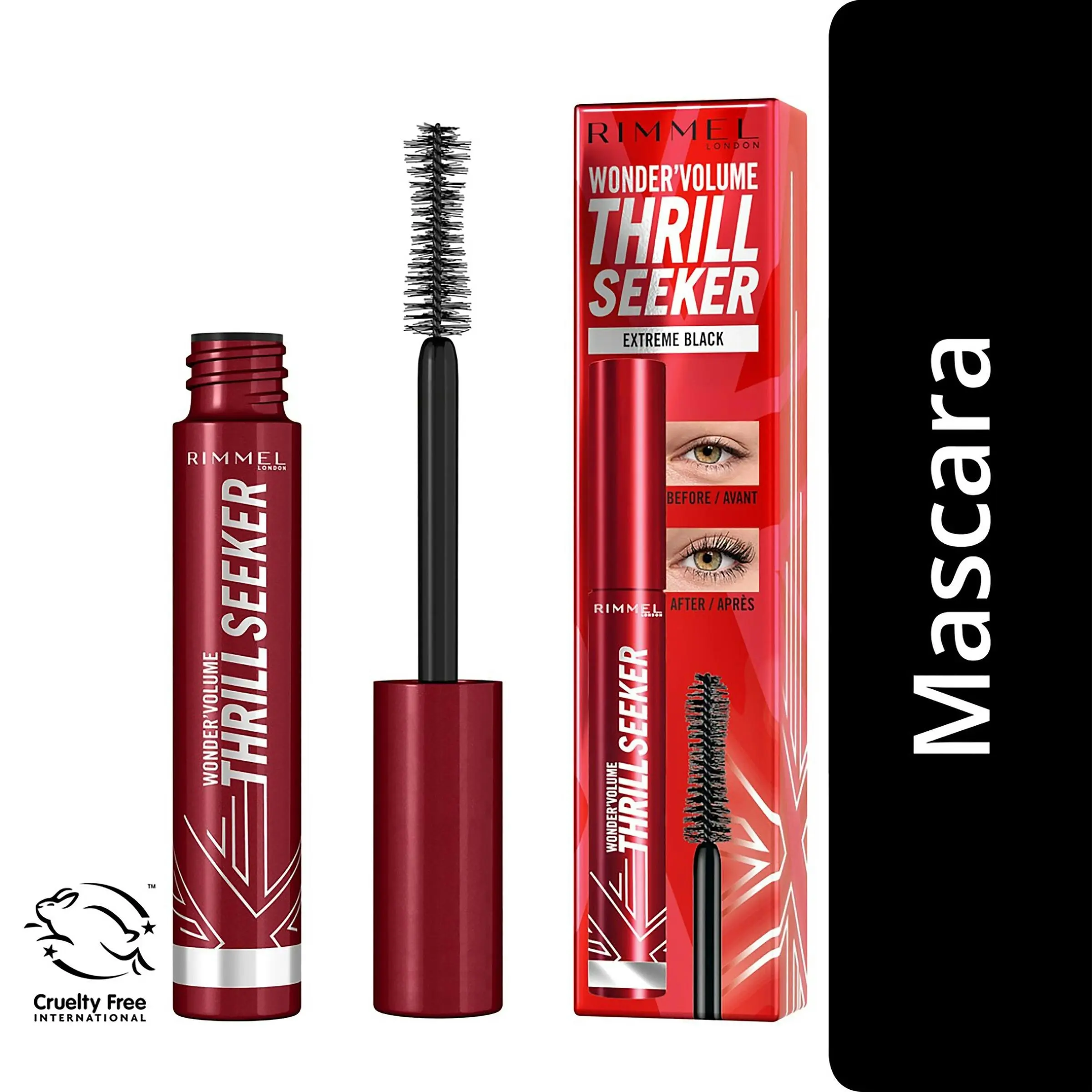 Rimmel Wonder Volume Thrill Seeker Mascara Extreme Black