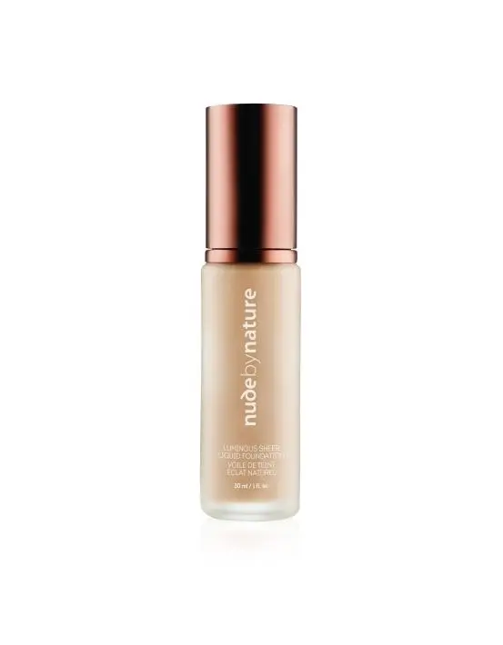 Nude by Nature Luminous Sheer Liquid Foundation N1 Shell Beige