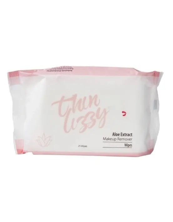 Thin Lizzy Makeup Remover Wipes 25 Pack