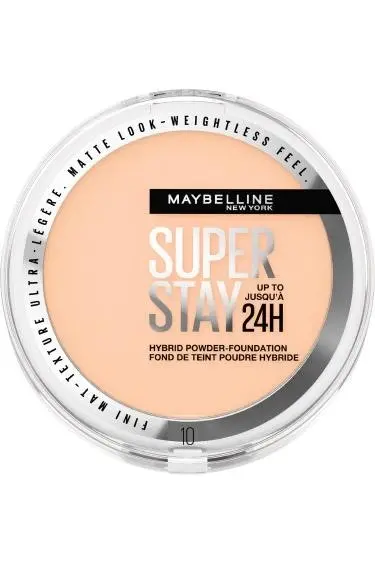 Maybelline Superstay 24H Hybrid Powder Foundation 10 Ivory