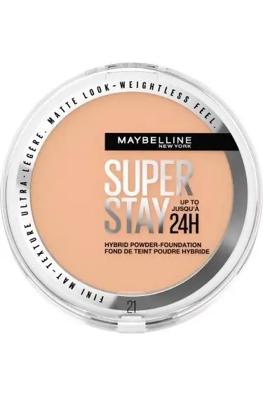 Maybelline Superstay 24H Hybrid Powder Foundation 21 Nude Beige