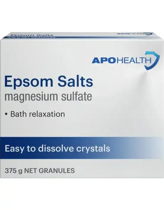 Apohealth Magnesium Sulfate Epsom Salts 375g