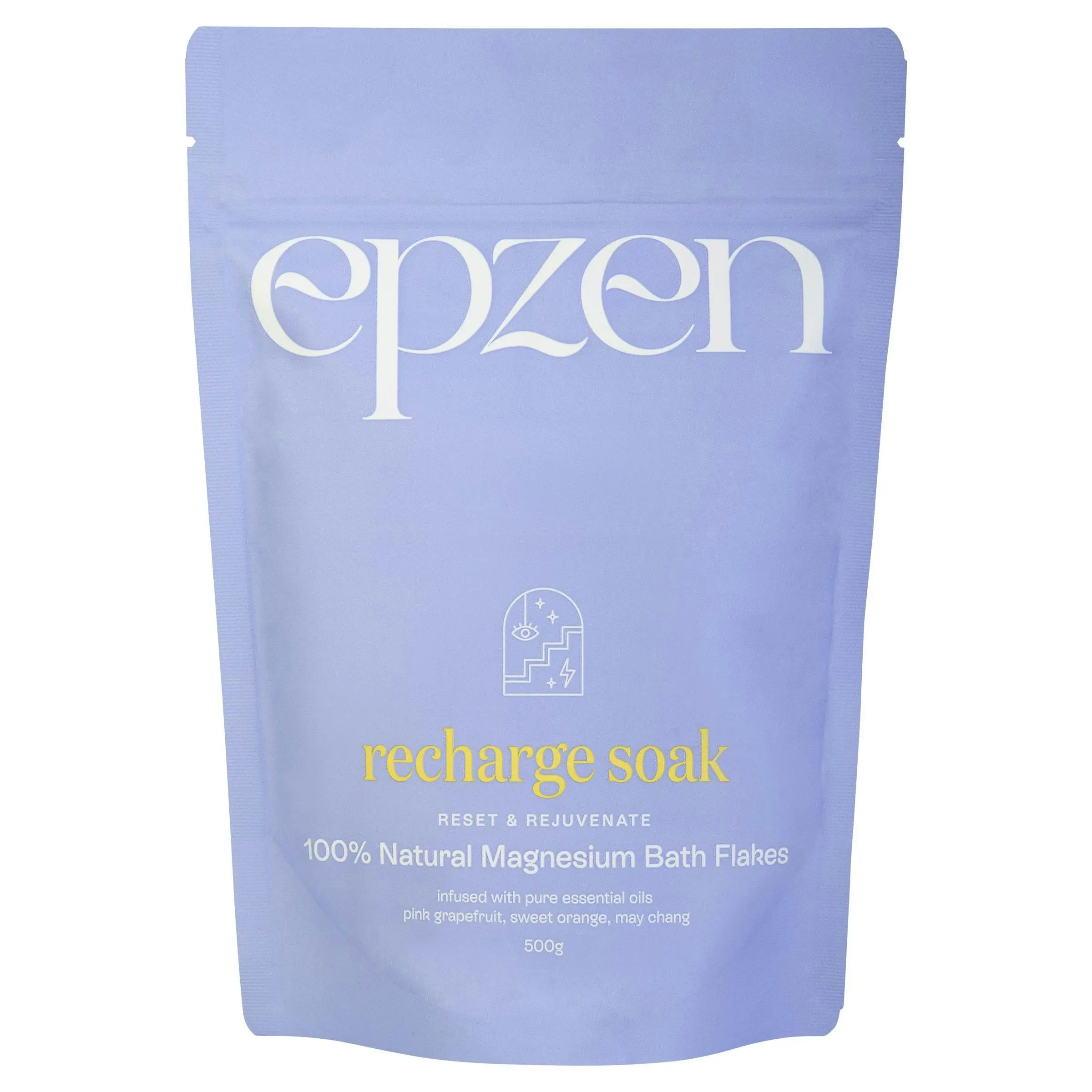 EpZen Magnesium Bath Flakes Recharge Soak 500g