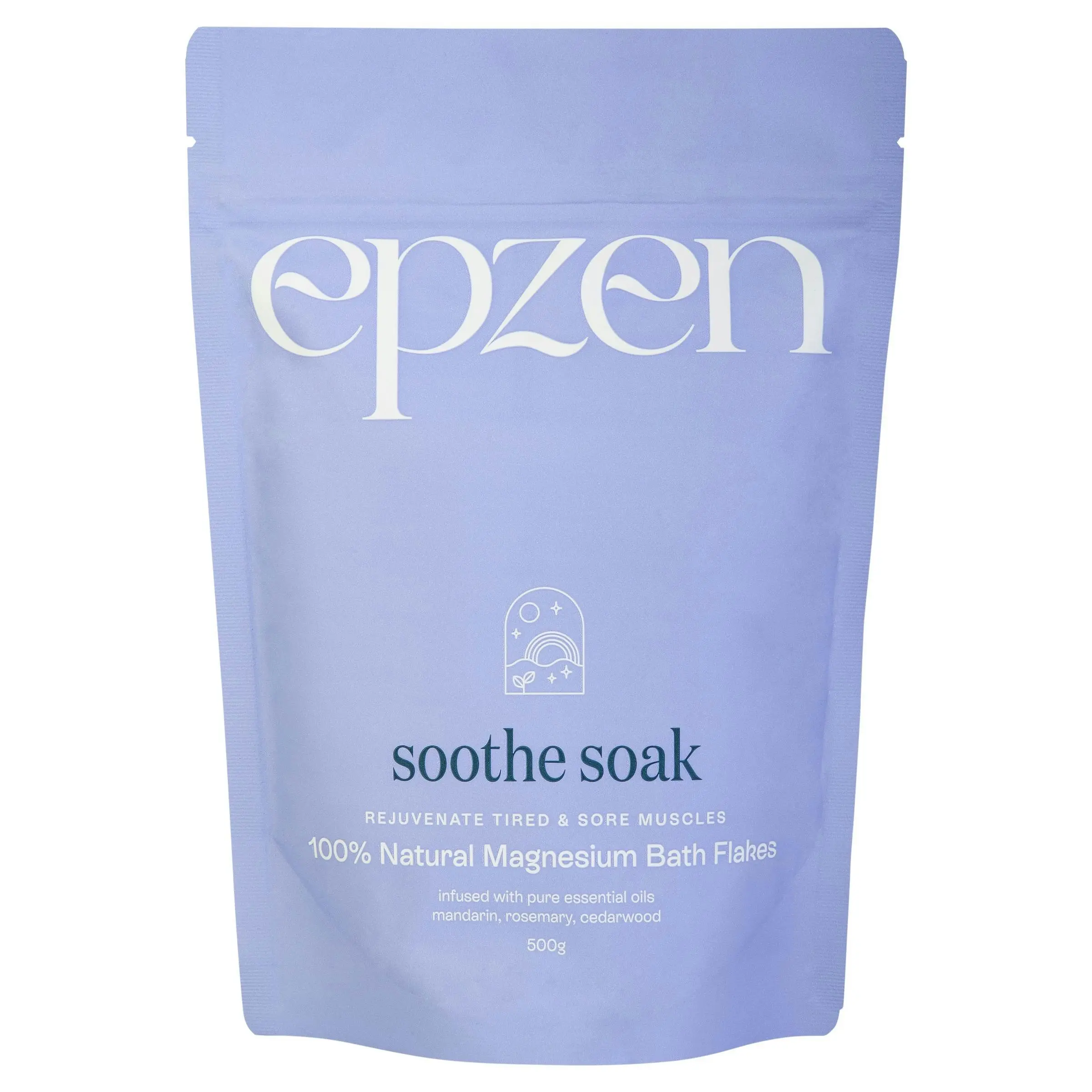 EpZen Magnesium Bath Flakes Soothe Soak 500g