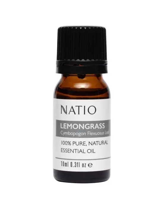 Natio Pure Lemongrass Essential Oil 10ml