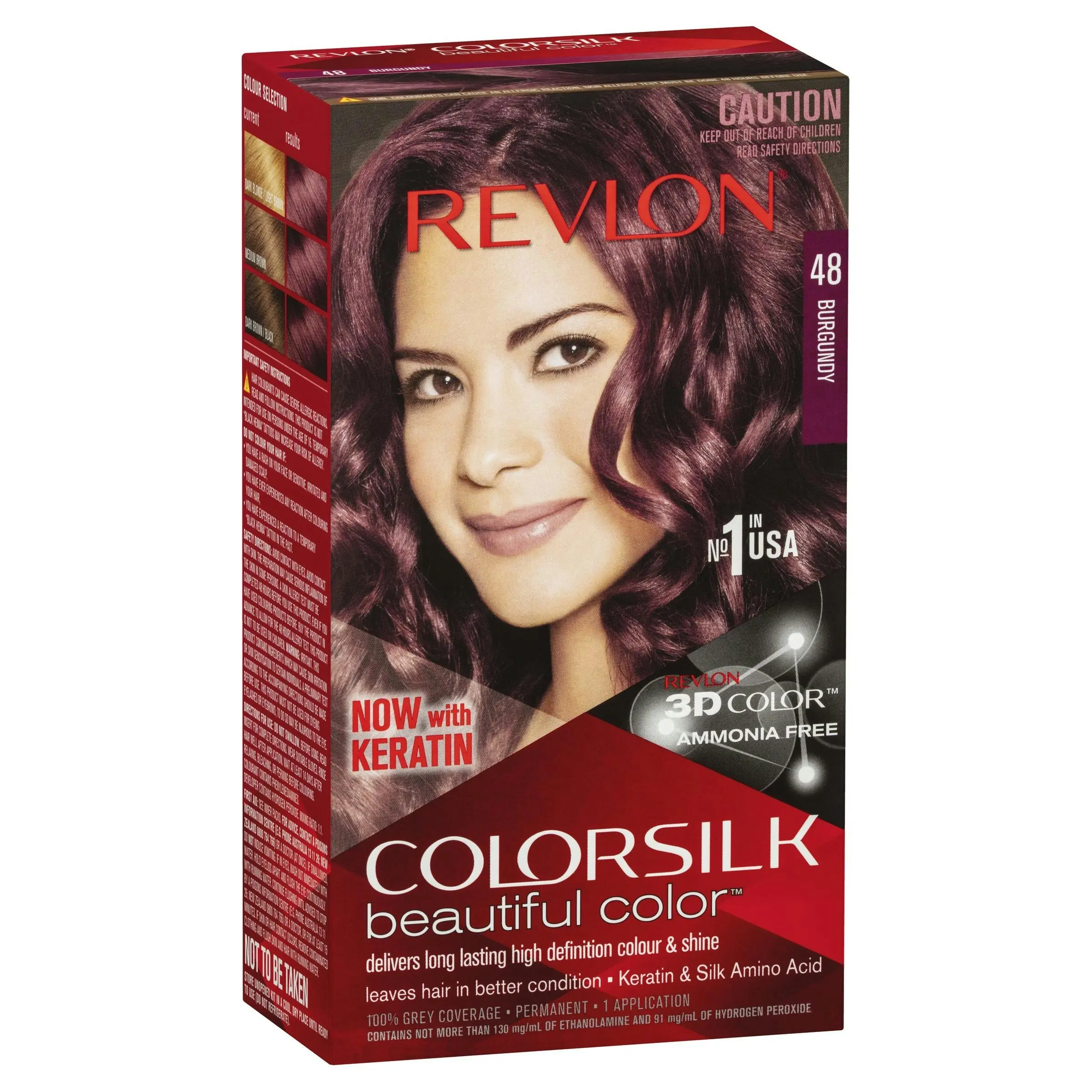 Revlon ColorSilk Permanent Haircolor 48 Burgundy