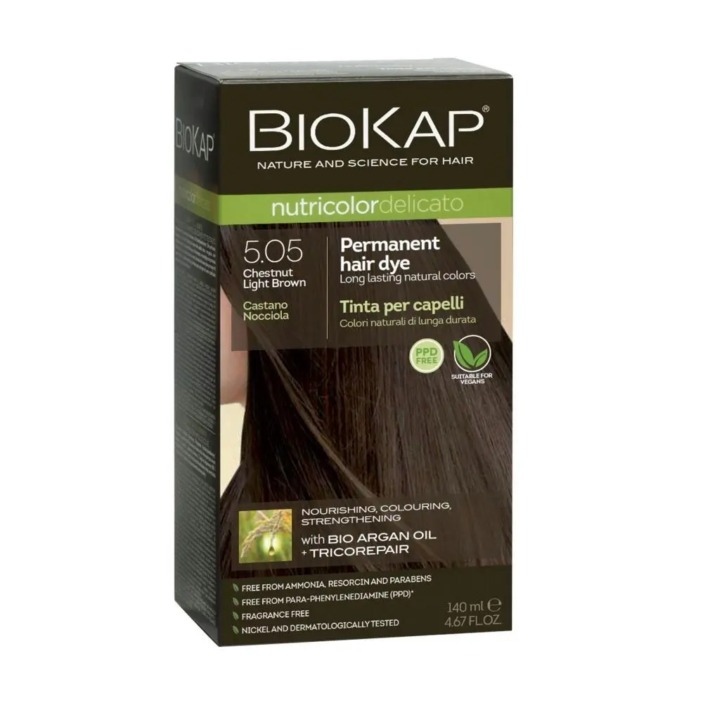 BioKap Nutricolor Delicato 5.05 Chestnut Light Brown