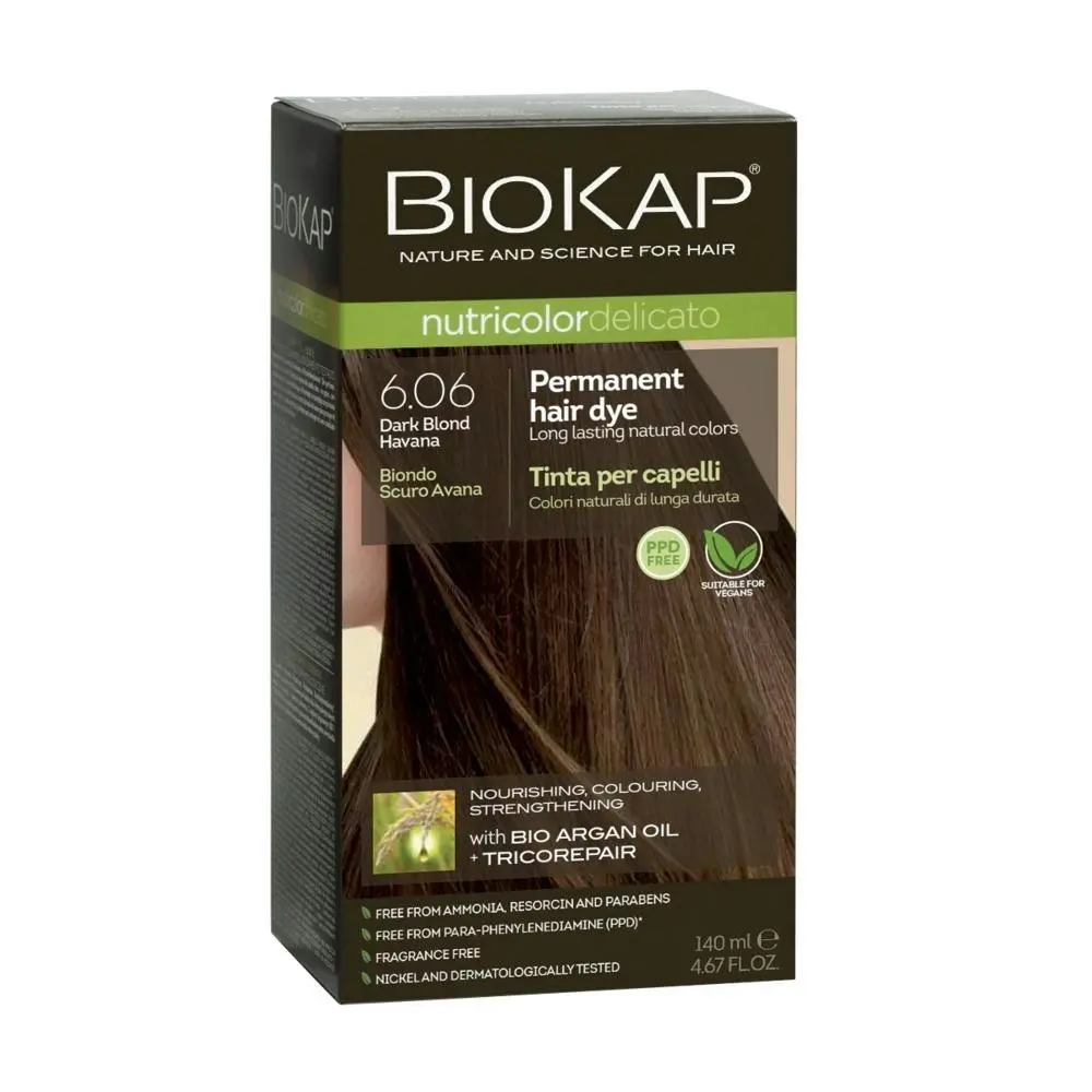 BioKap Nutricolor Delicato 6.06 Dark Blond Havana