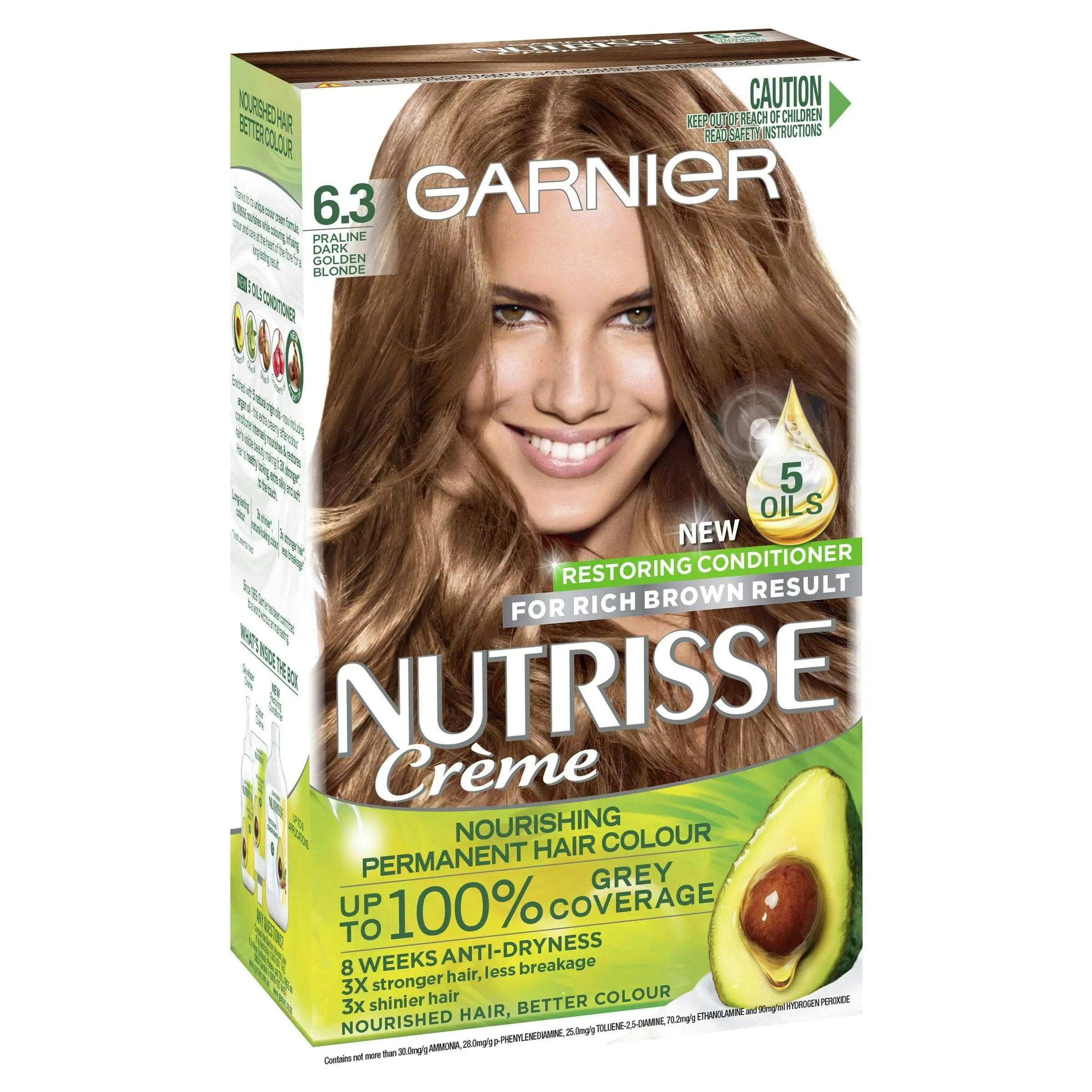 Garnier Nutrisse Hair Colour 6.3 Praline