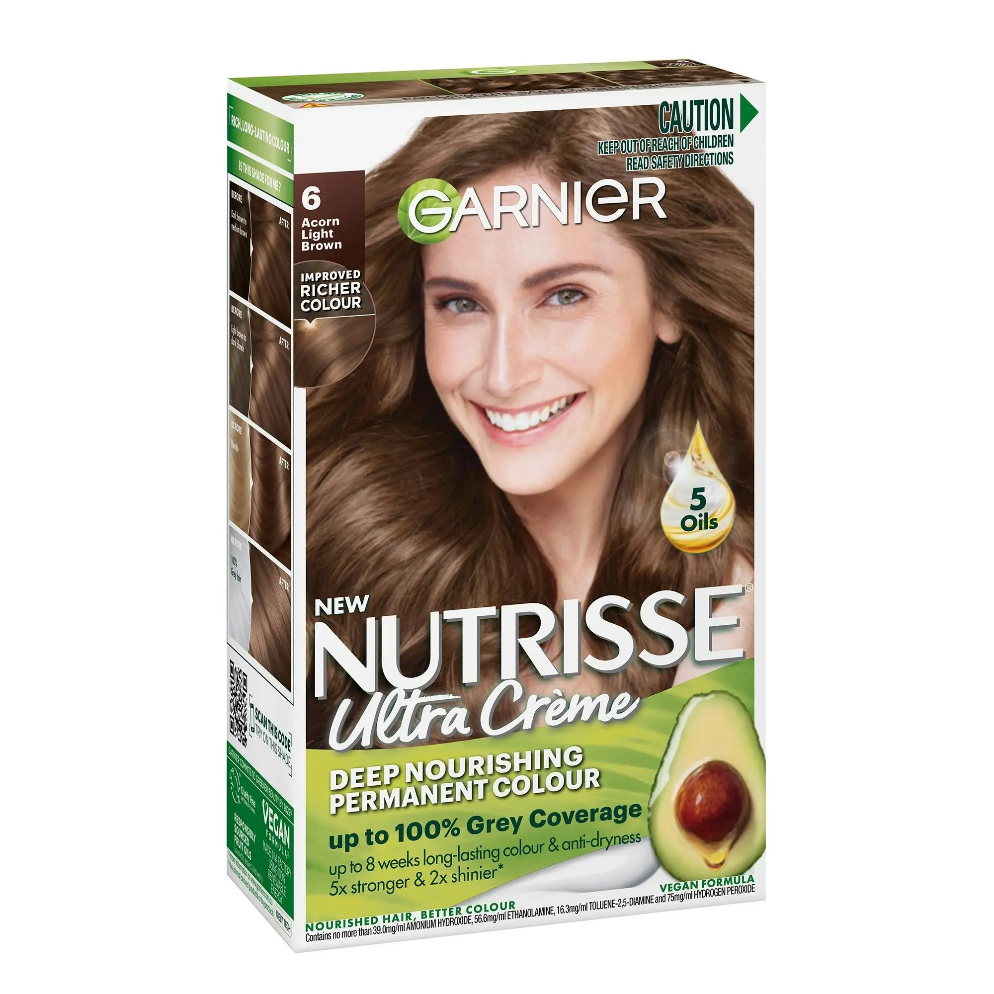 Garnier Nutrisse Hair Colour 6.0 Acorn