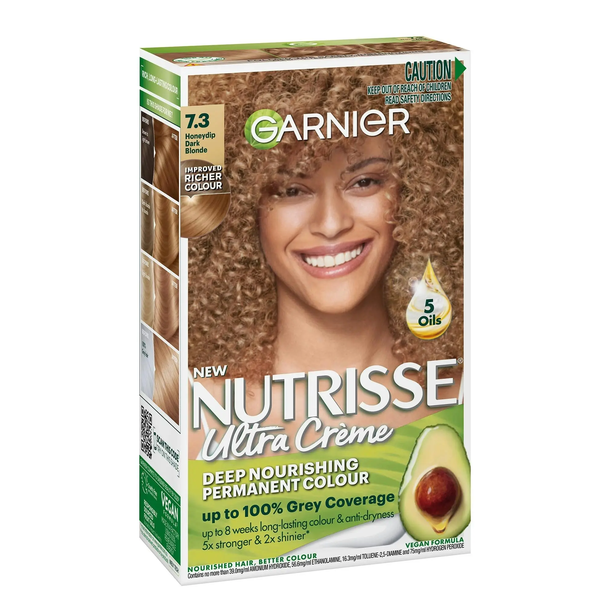 Garnier Nutrisse Hair Colour 7.3 Honey Dip