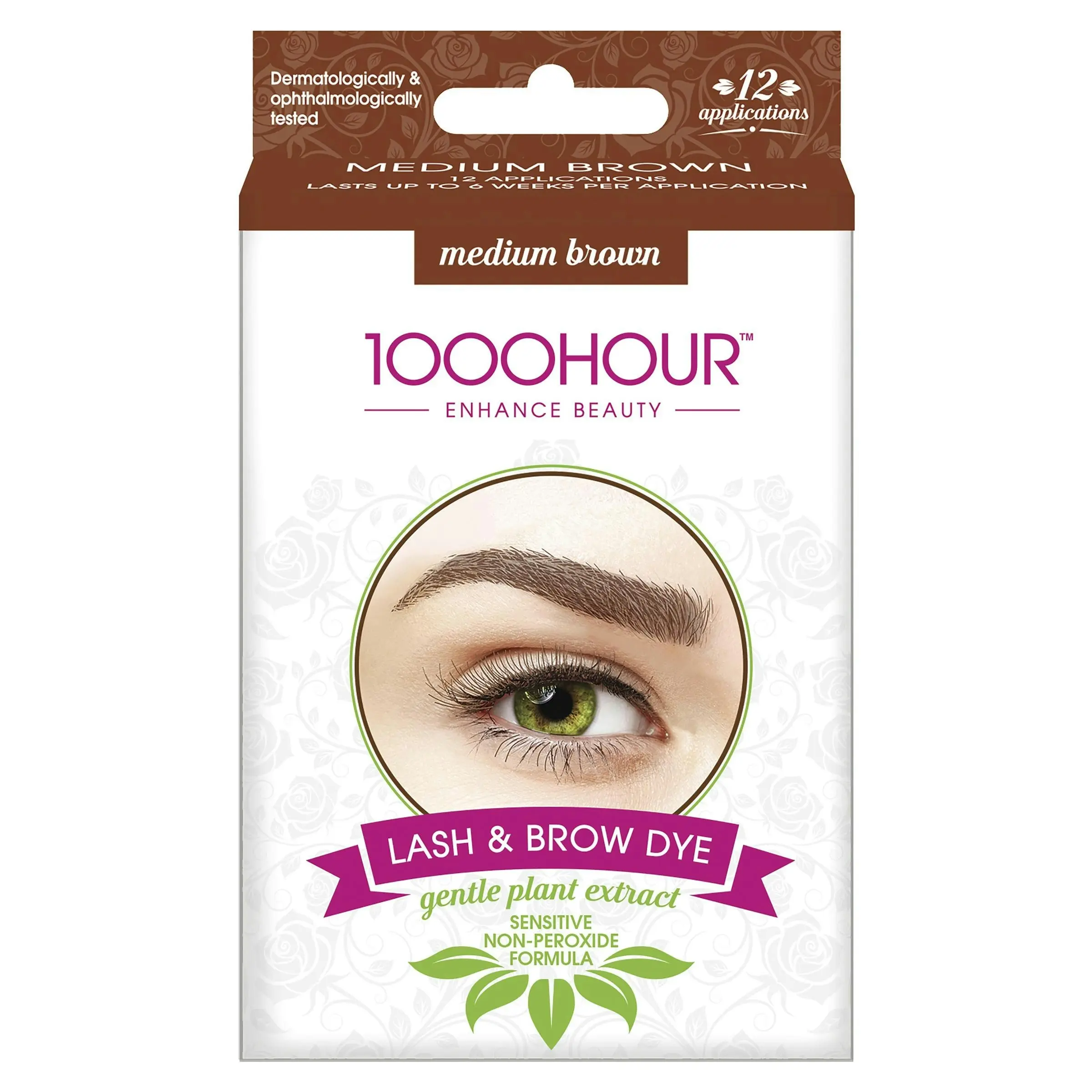 1000 Hour Plant Based Dye Kit Medium Brown