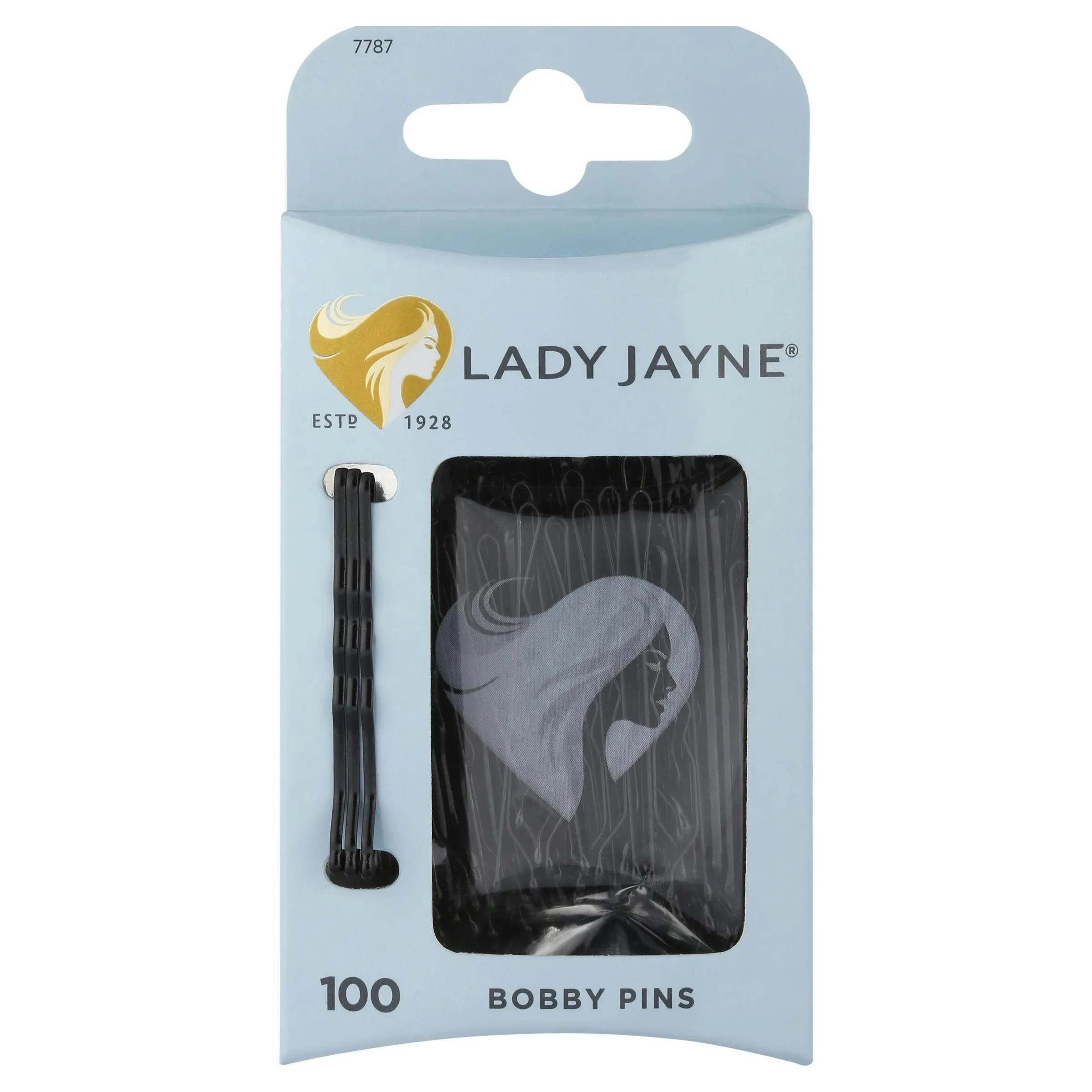 Lady Jayne Black Bobby Pins 100 Pack