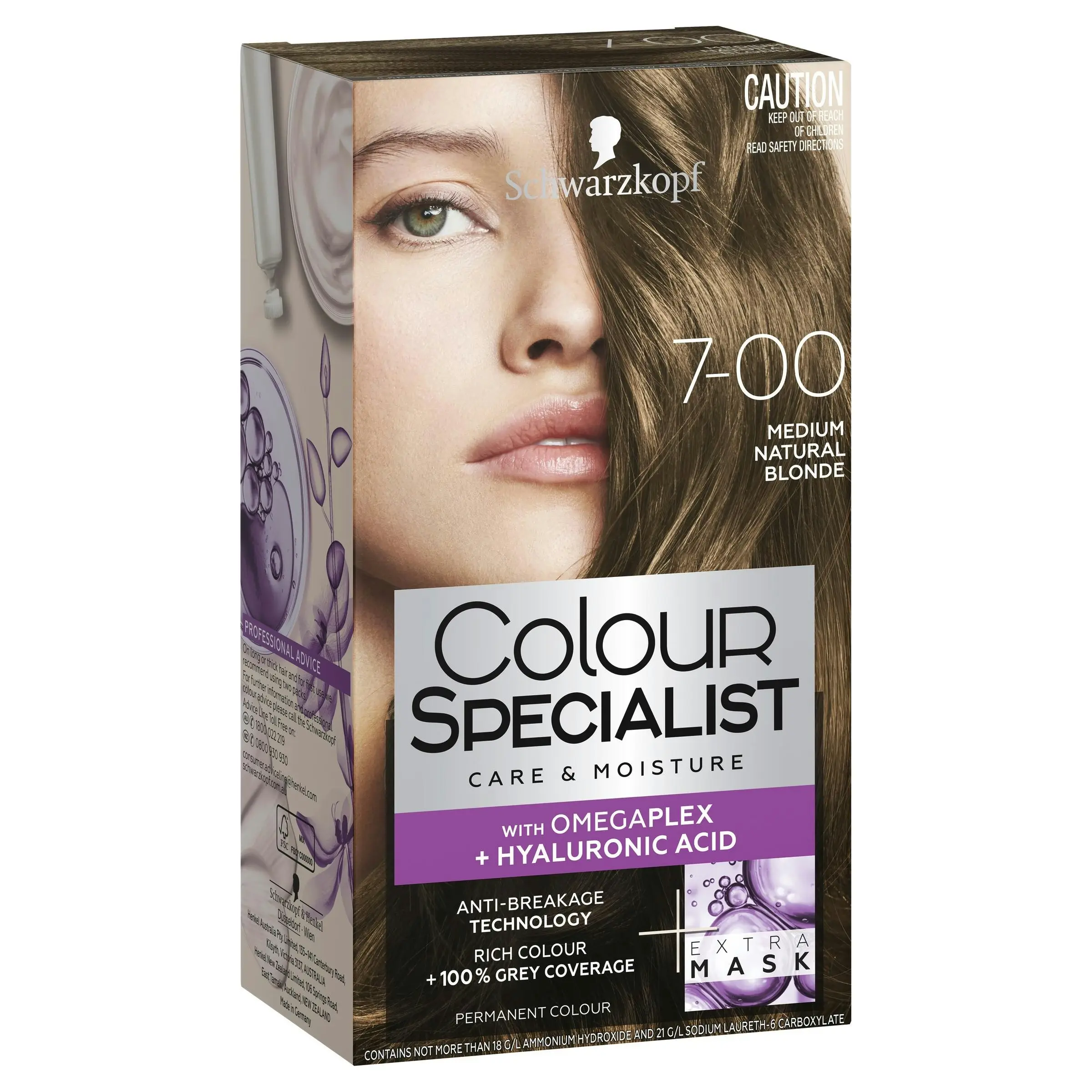 Schwarzkopf Colour Specialist Hair Colour 7.00 Medium Natural Blonde