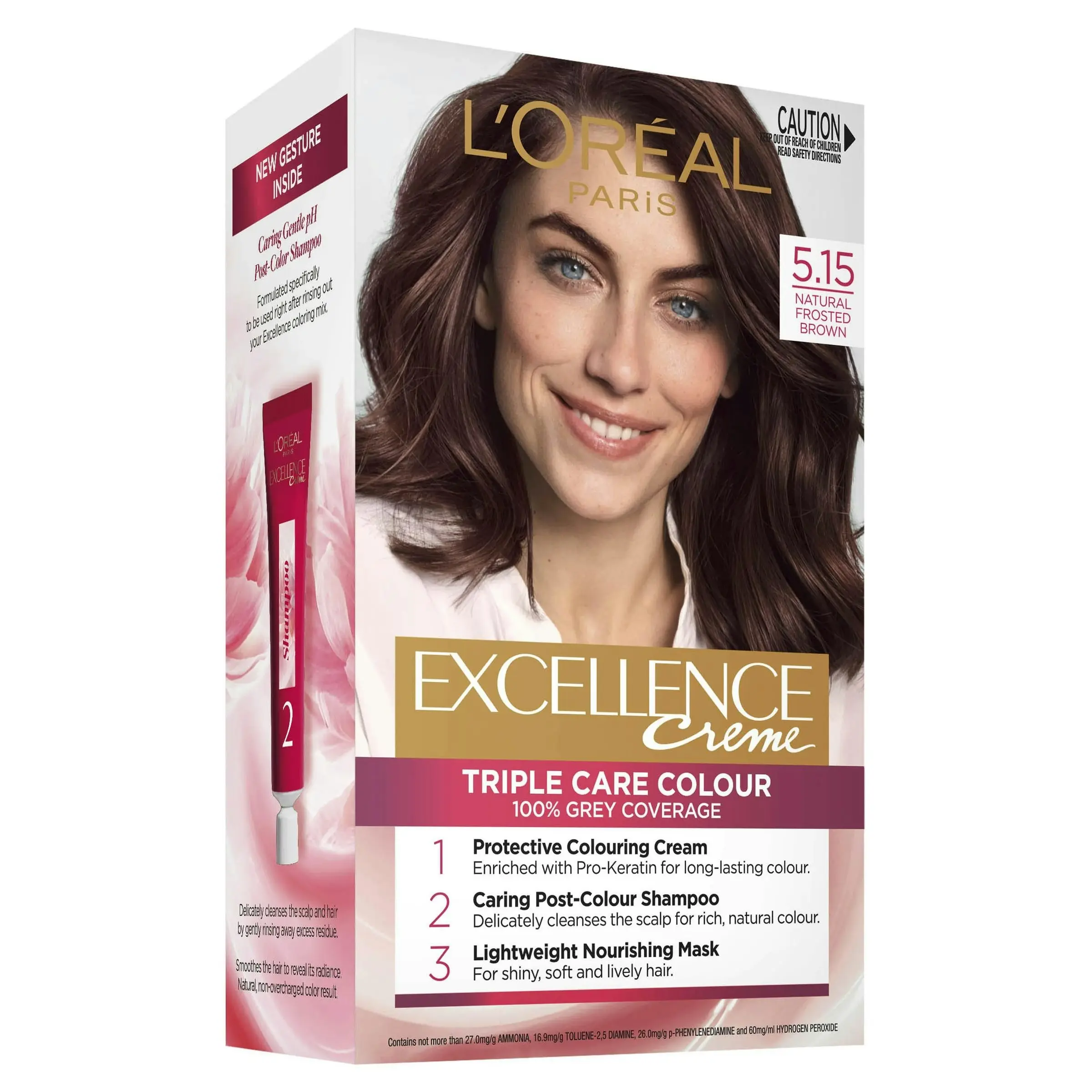 L'Oreal Excellence 5.15 Natural Frosted Brown