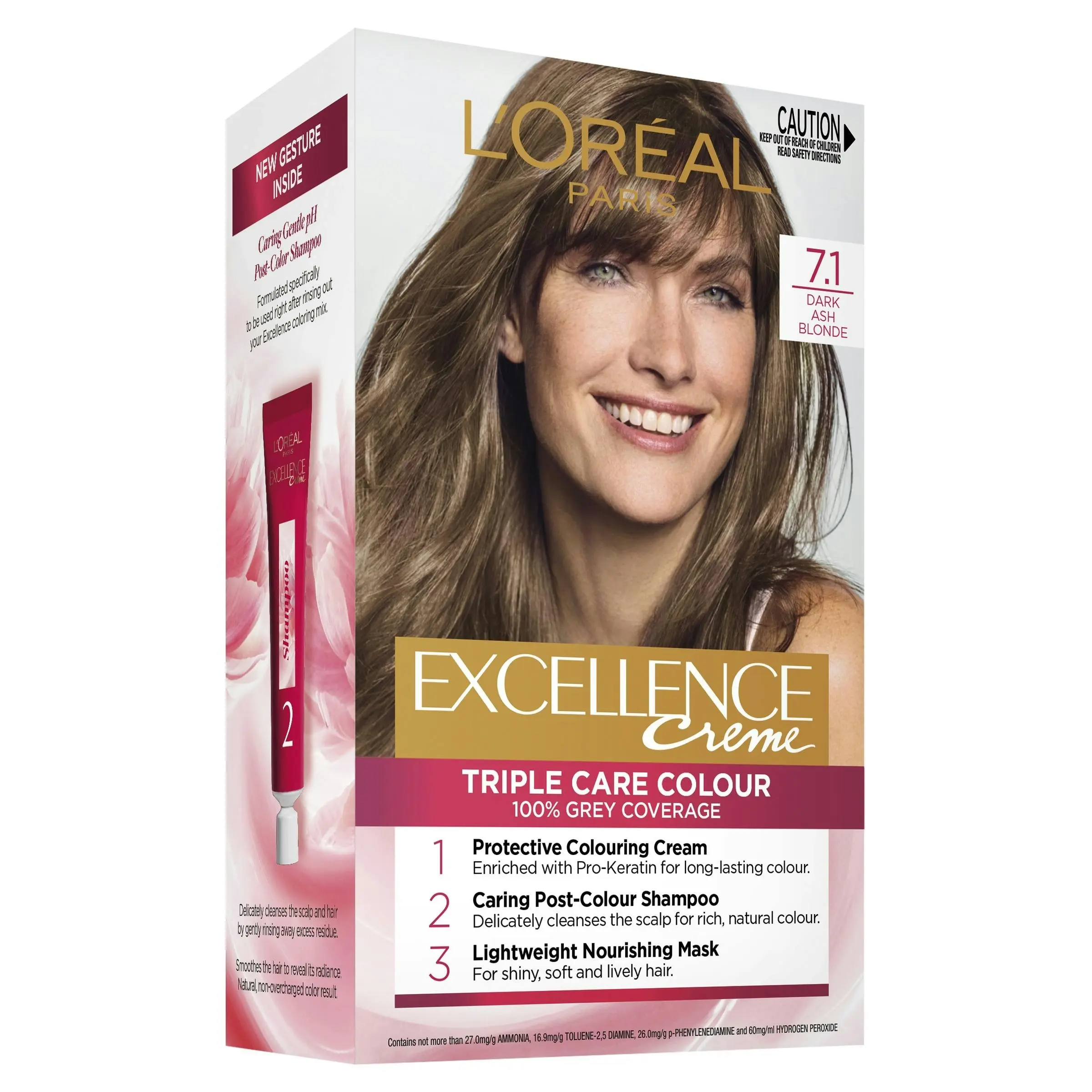 L'Oreal Excellence 7.1 Dark Ash Blonde