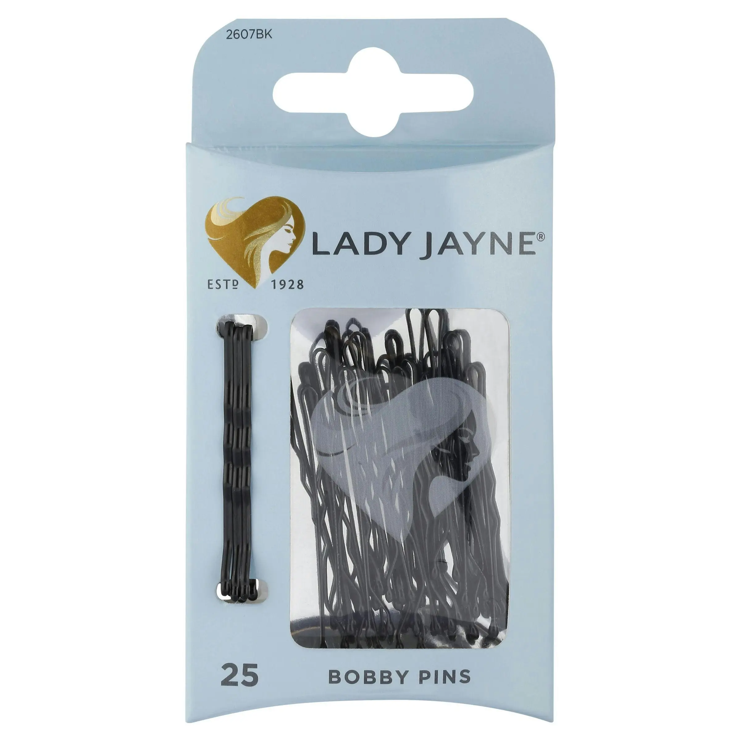 Lady Jayne Black Bobby Pins 25 Pack