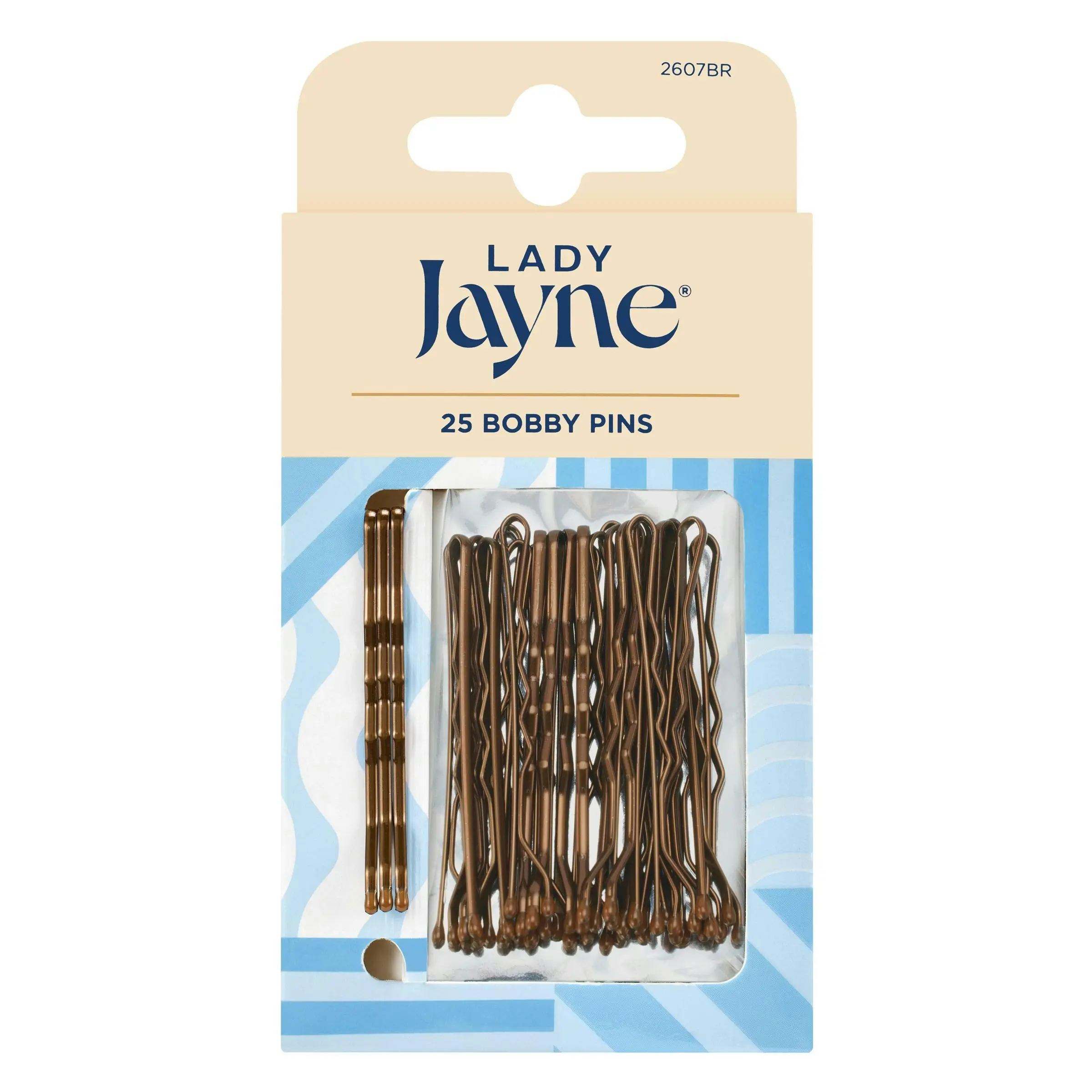 Lady Jayne Brown Bobby Pins 25 Pack