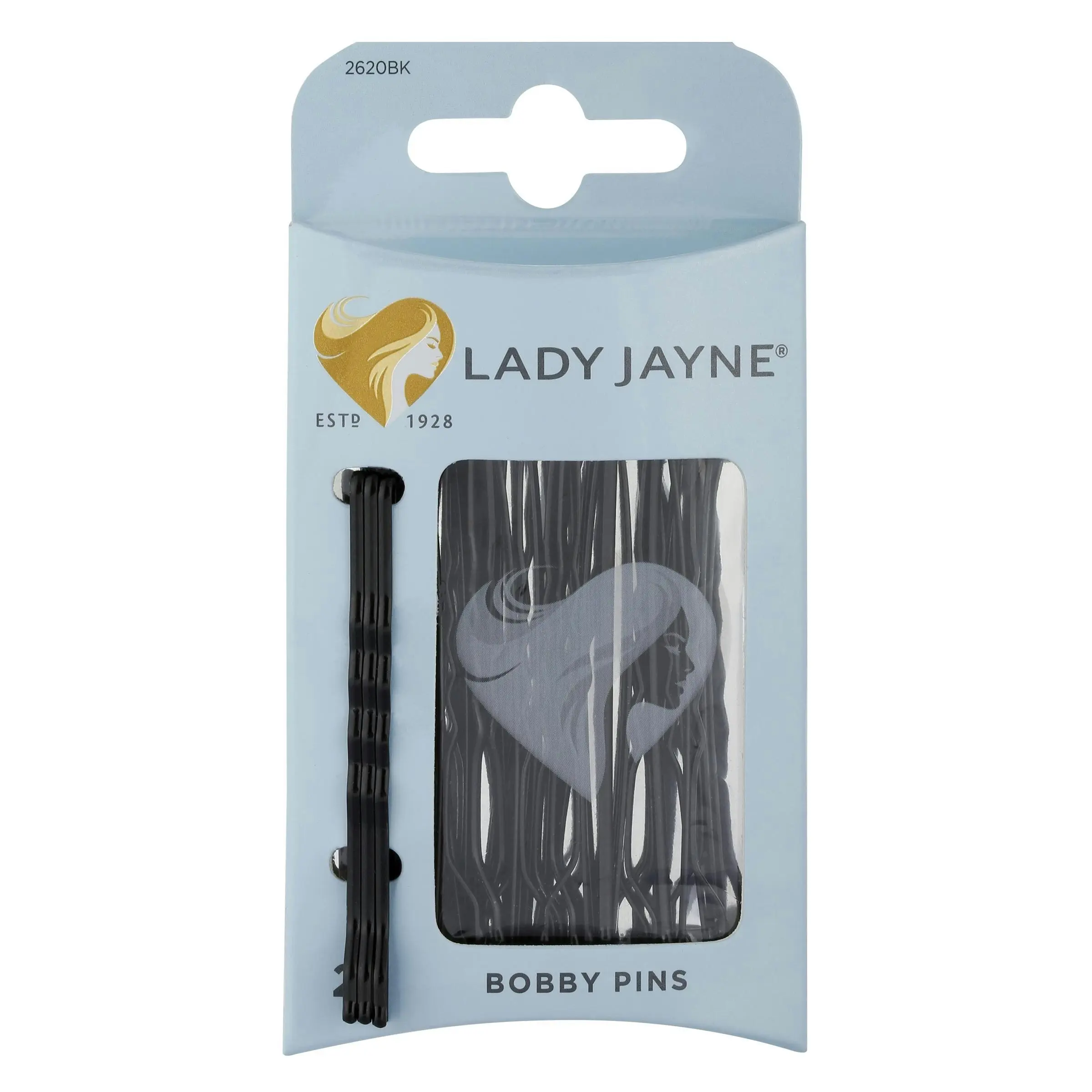 Lady Jayne Large Bobby Pins Black 25 Pack