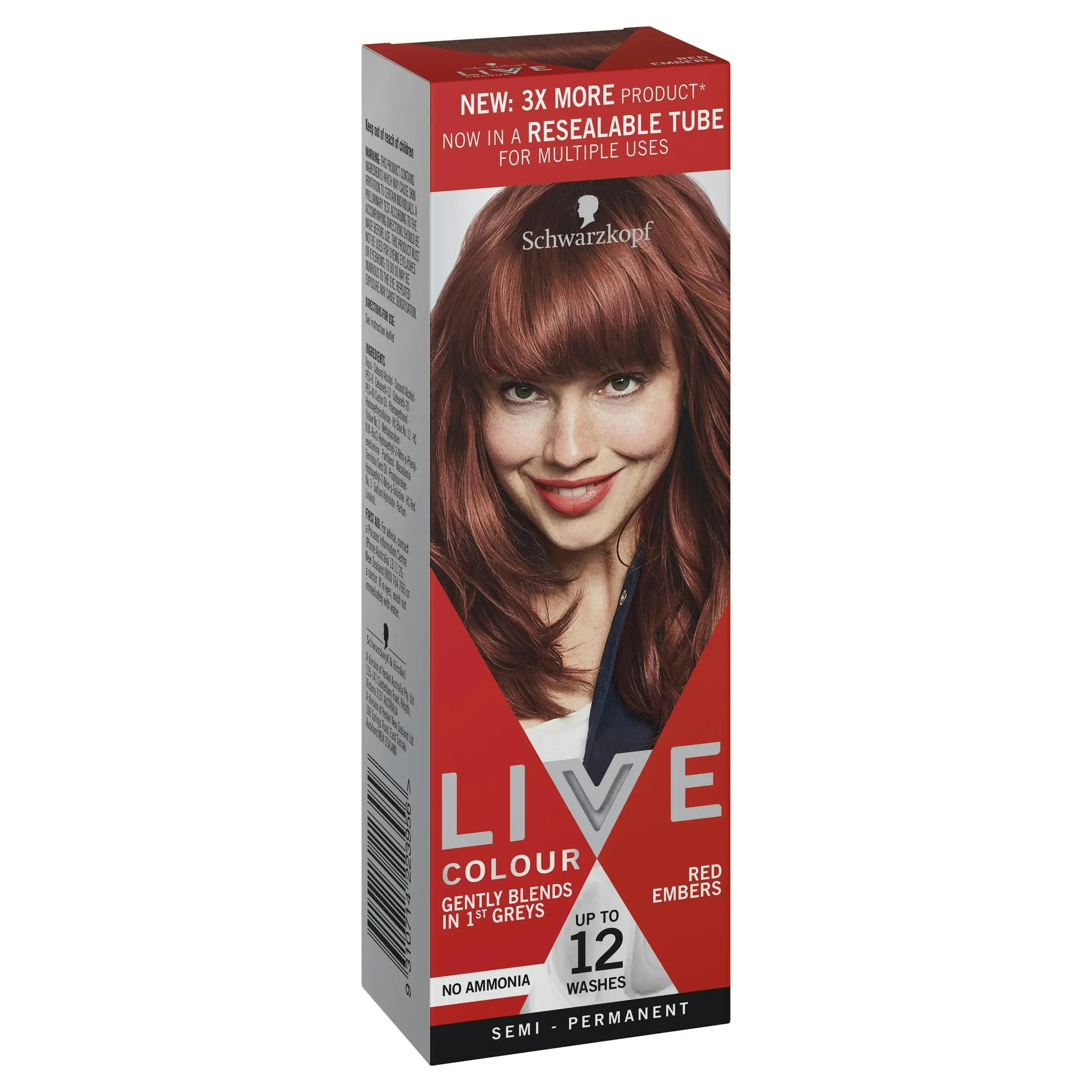 Schwarzkopf Live Colour Red Embers 75ml