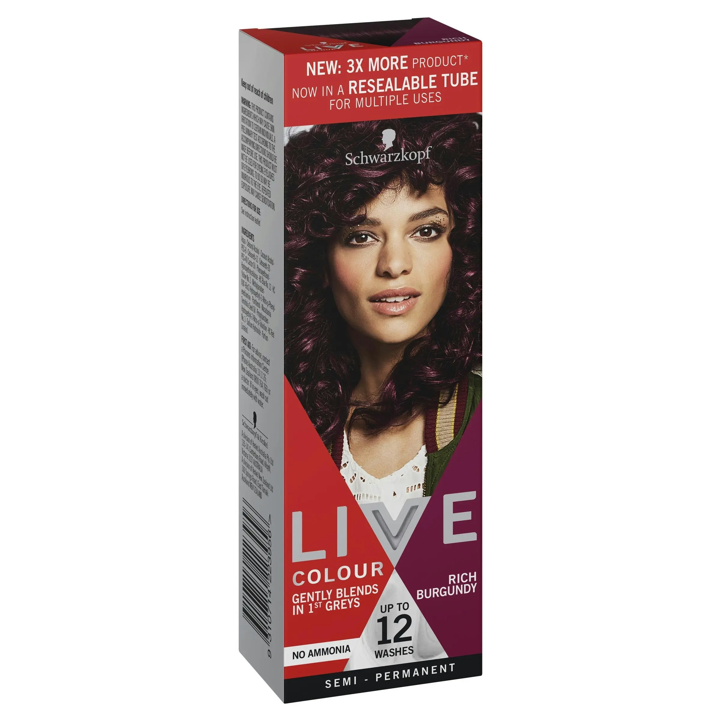 Schwarzkopf Live Colour Rich Burgundy 75ml