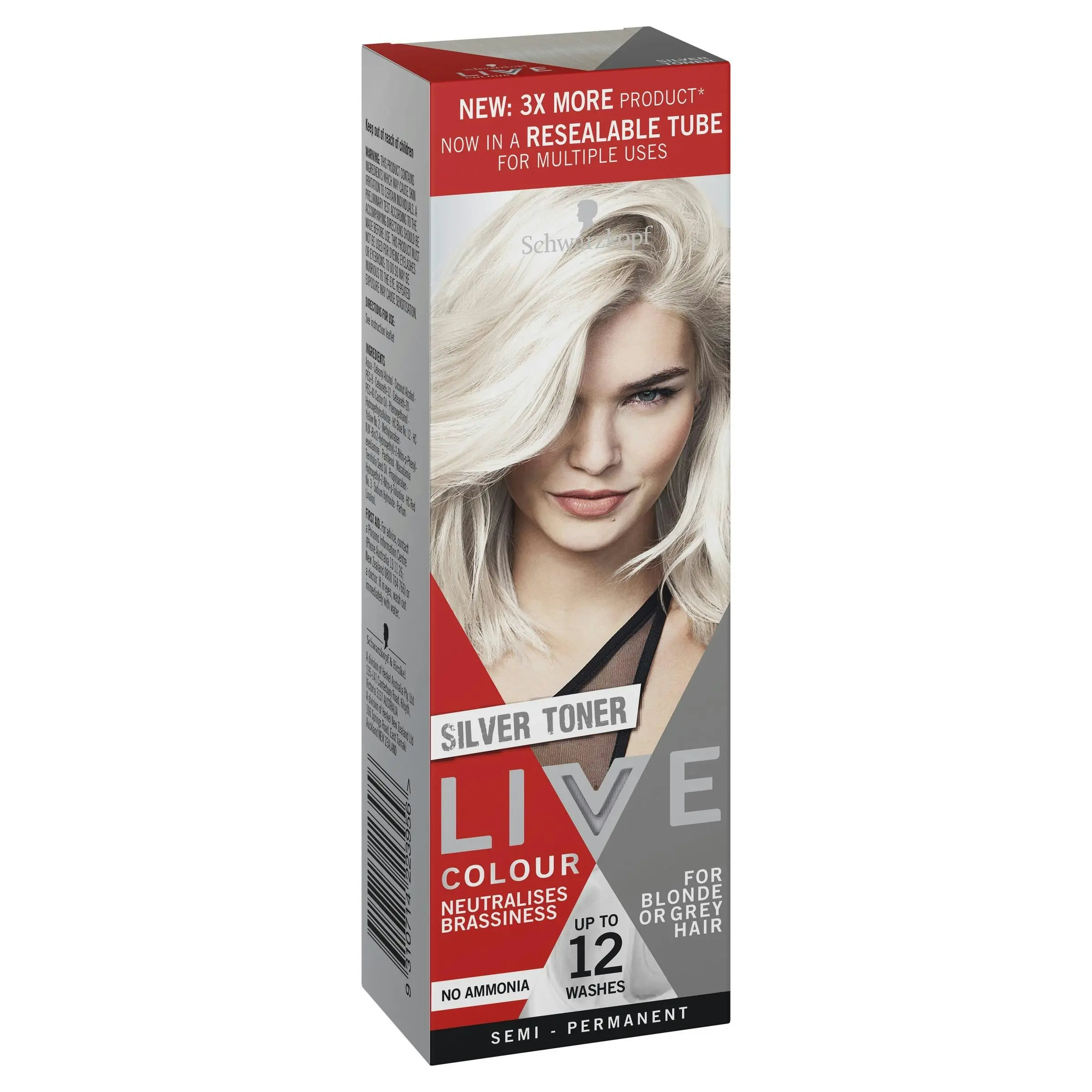 Schwarzkopf Live Colour Silver Toner 75ml