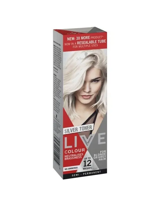 Schwarzkopf Live Colour Silver Toner 75ml