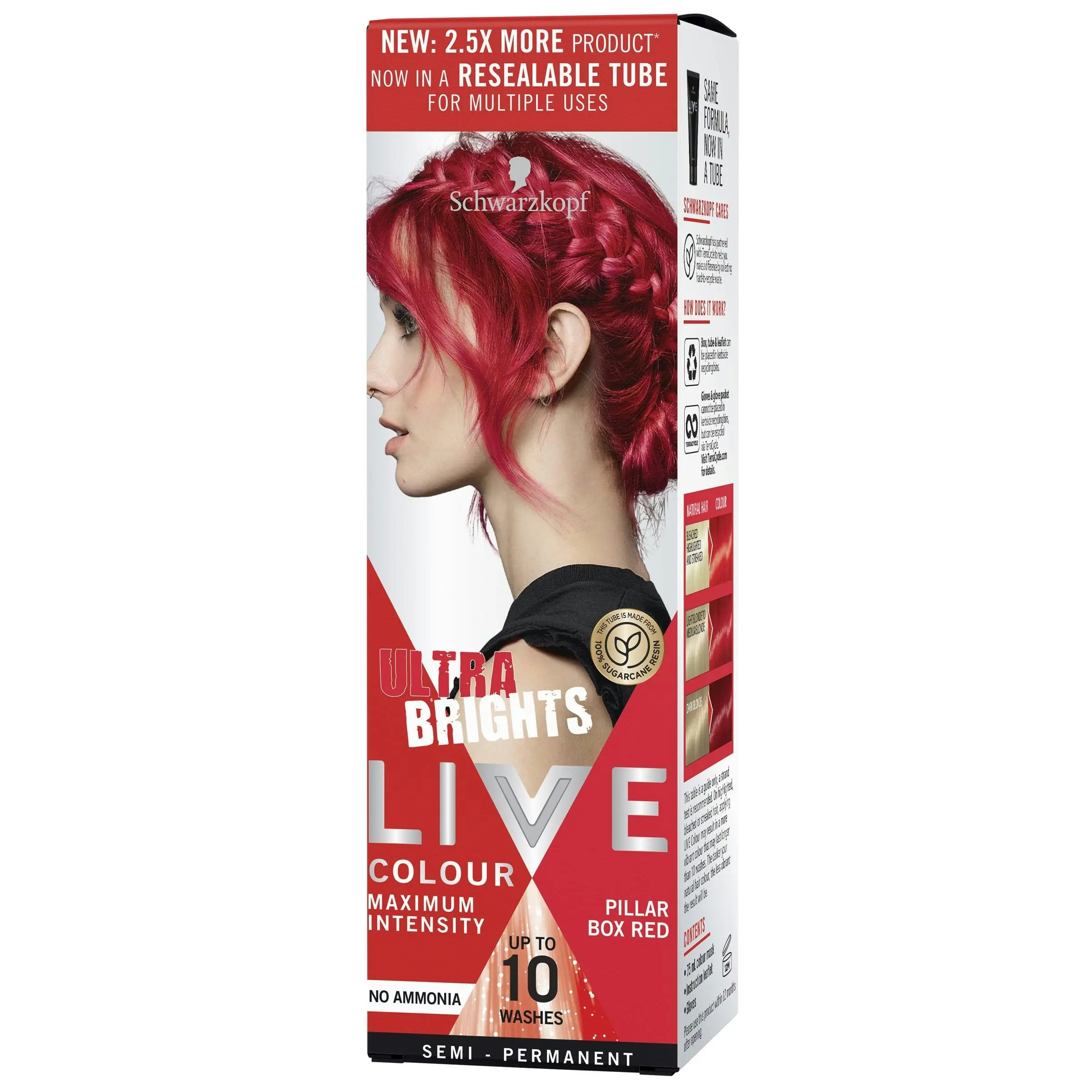 Schwarzkopf Live Colour Ultra Brights Pillar Box Red 75ml