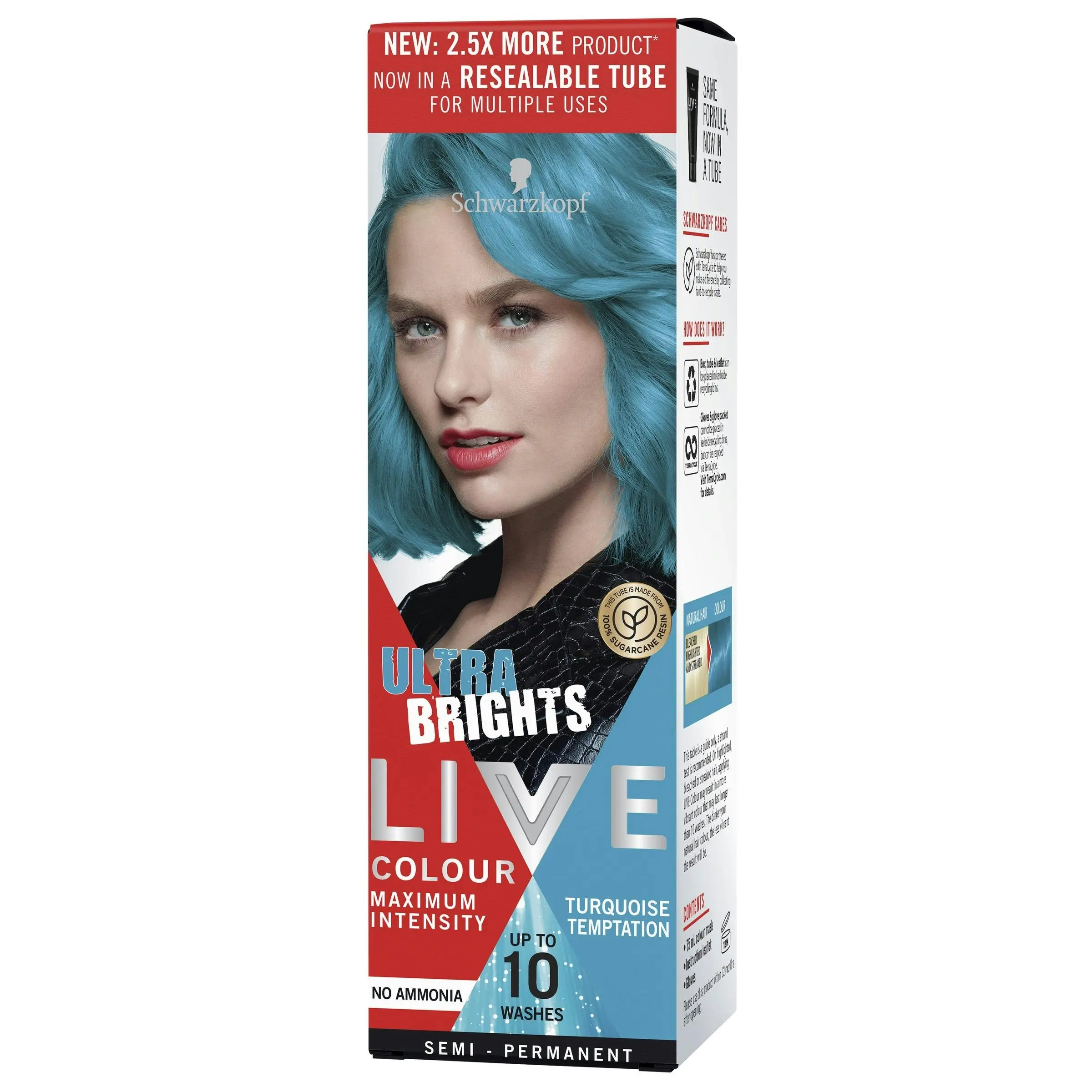 Schwarzkopf Live Colour Ultra Brights Turquoise Temptation 75ml