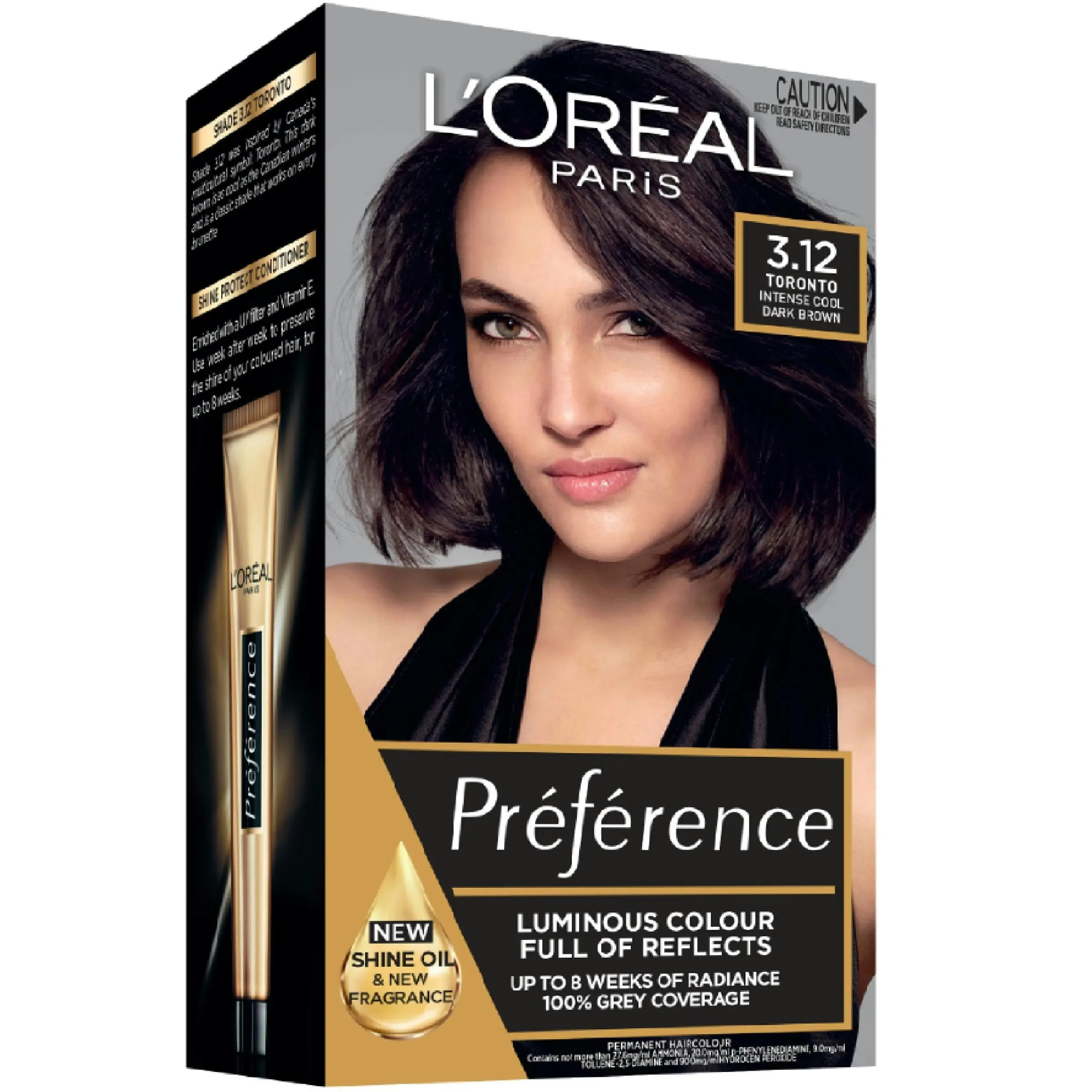 L'Oreal Preference Hair Colour 3.12 Toronto