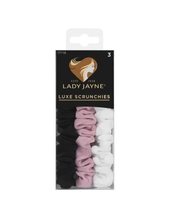 Lady Jayne Luxe Scrunchies Small 3 Pack