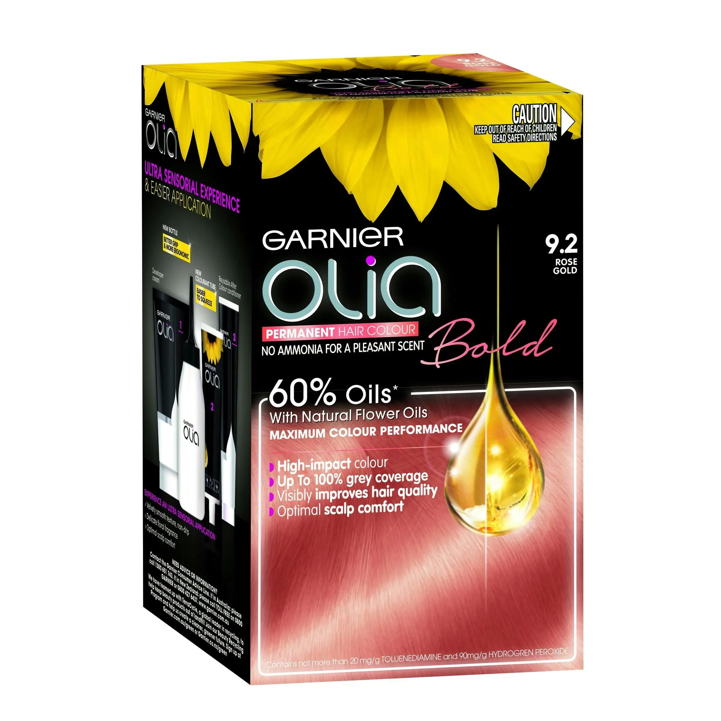 Garnier Olia 9.2 Rose Gold No Ammonia Permanent Hair Colour