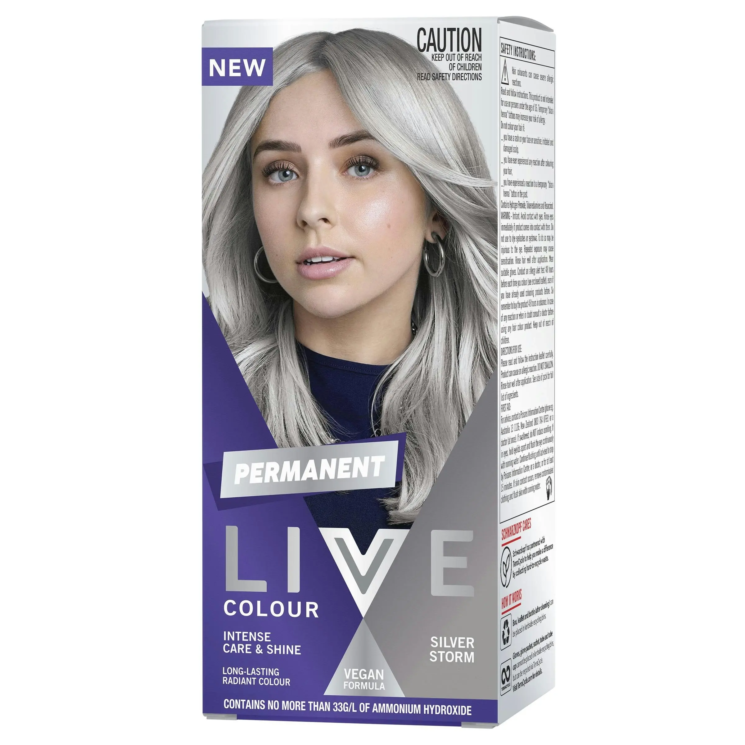 Schwarzkopf Live Colour Permanent Silver Storm