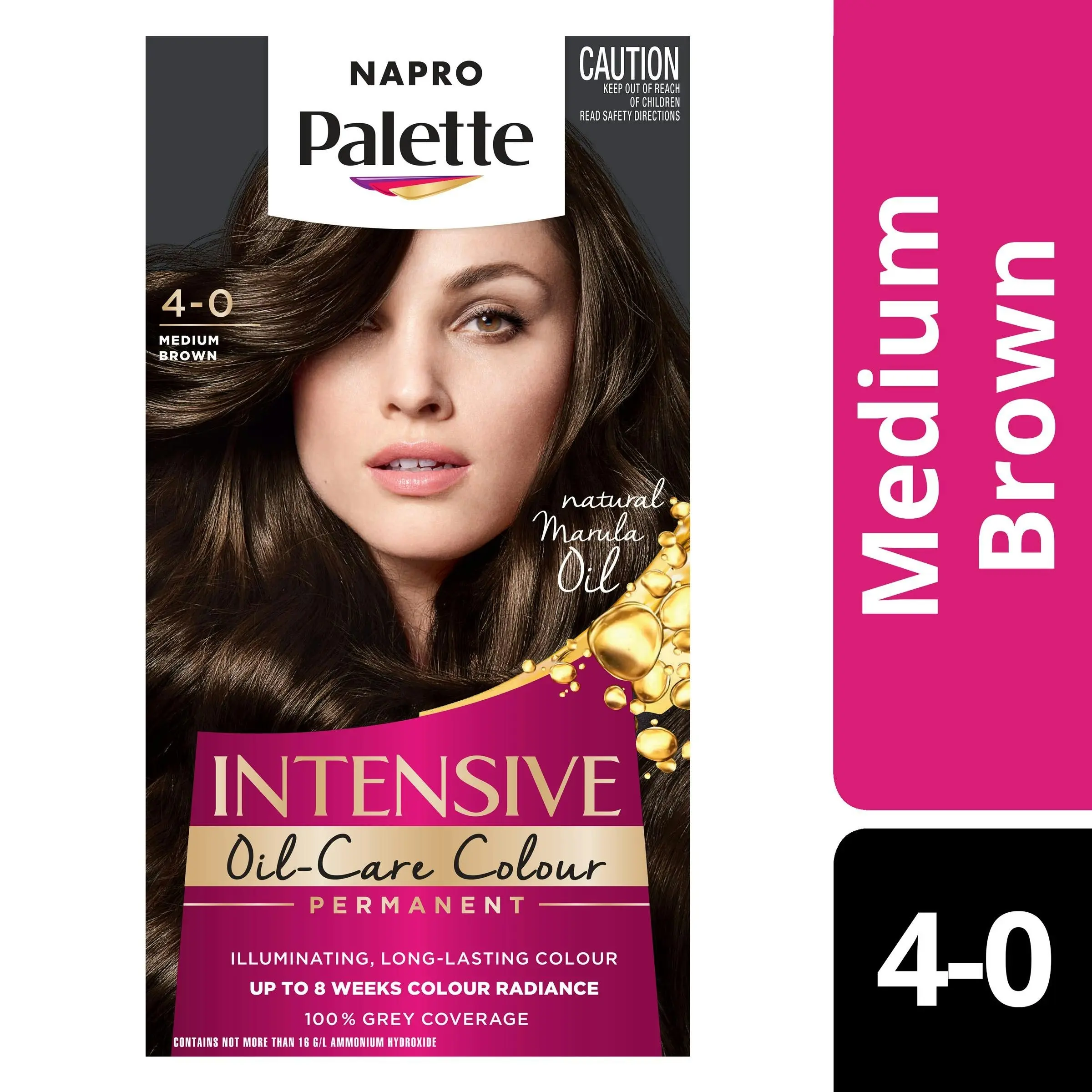 Napro Palette Permanent Hair Colour 4-0 Medium Brown